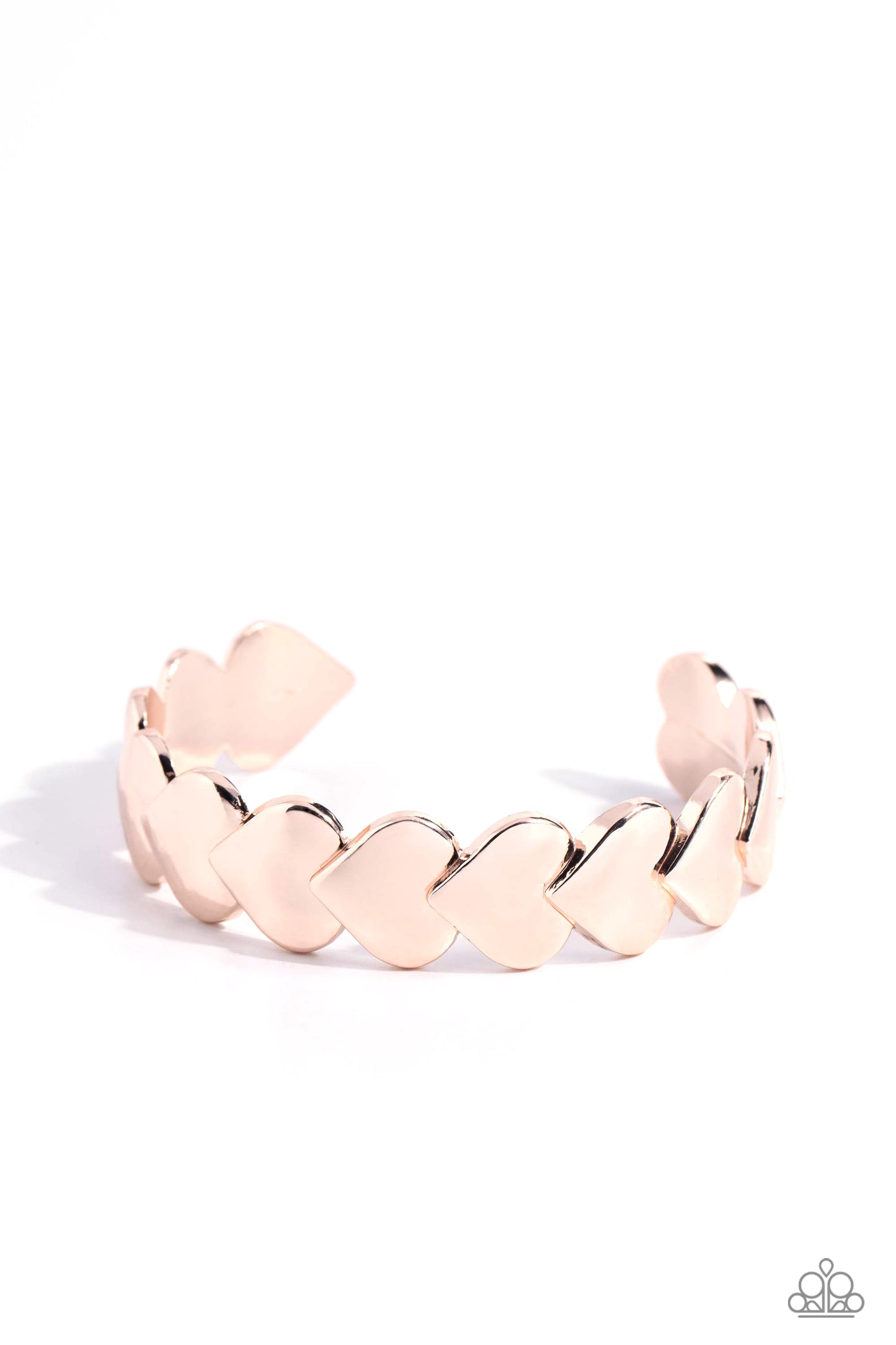 Hearts Galore - rose gold - Paparazzi bracelet
