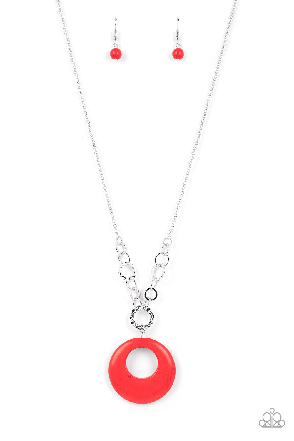 Hidden Dune - red - Paparazzi necklace