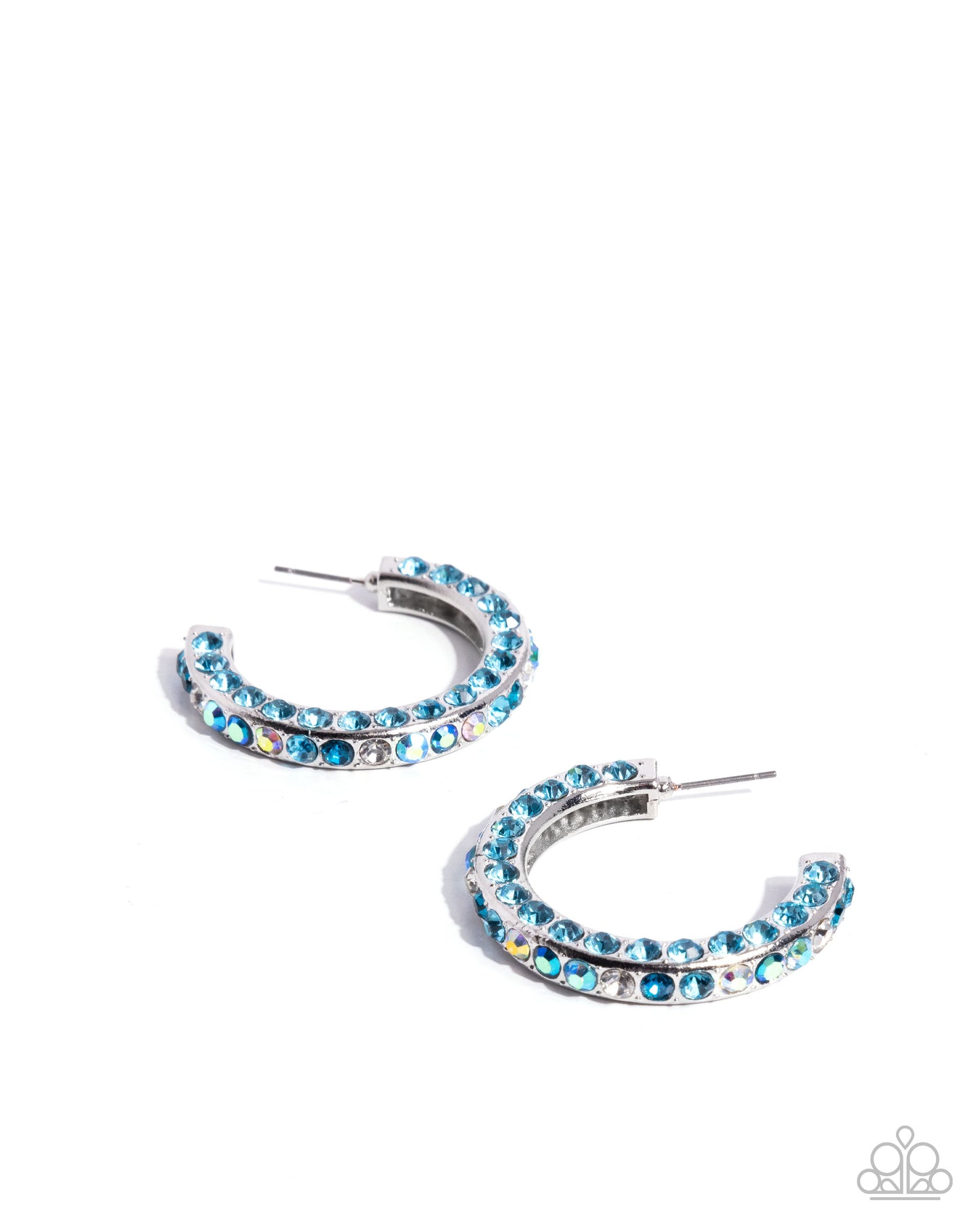 High-Level Haute - blue - Paparazzi earrings