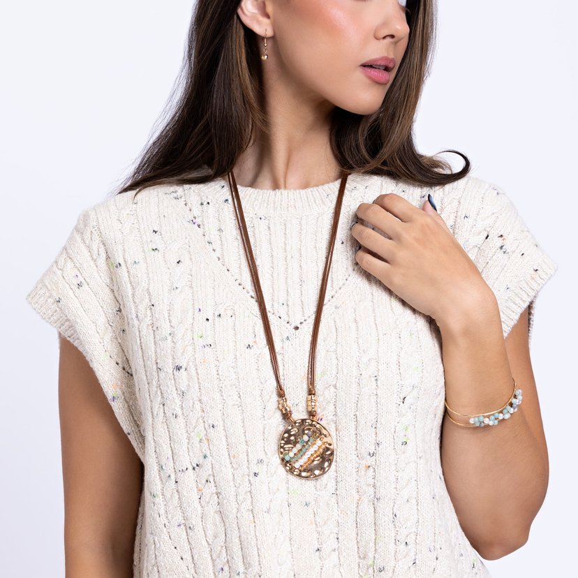 High-WIRE Hallmark - gold - Paparazzi bracelet