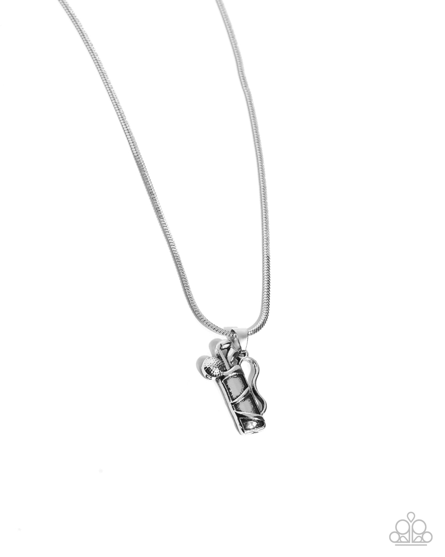 Hole in One Haute - silver - Paparazzi necklace