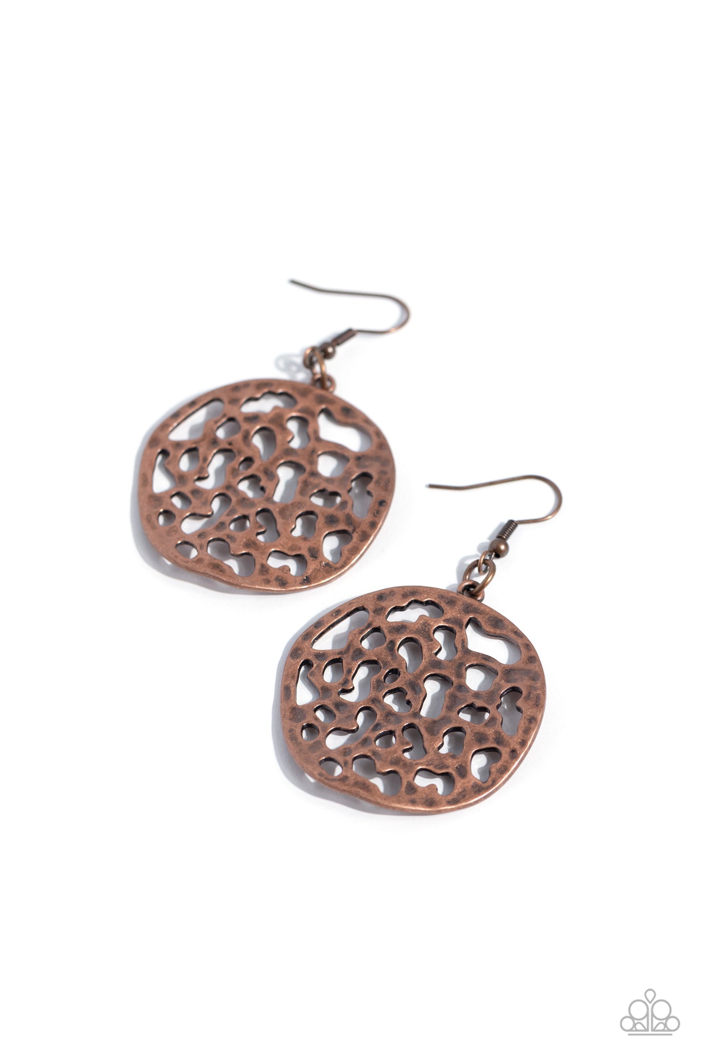 Holey Heirloom - copper - Paparazzi earrings
