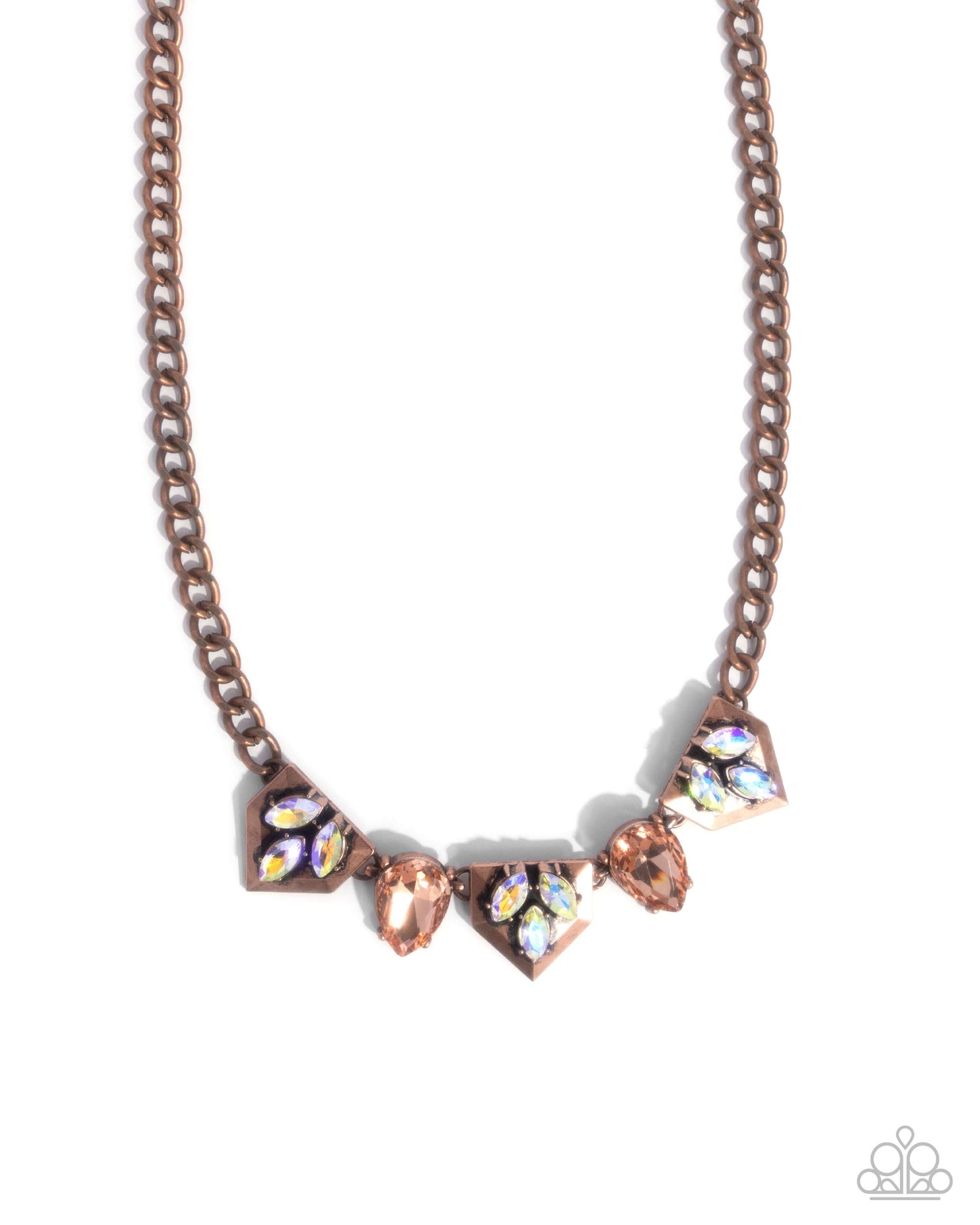 Home Place Haute - copper - Paparazzi necklace