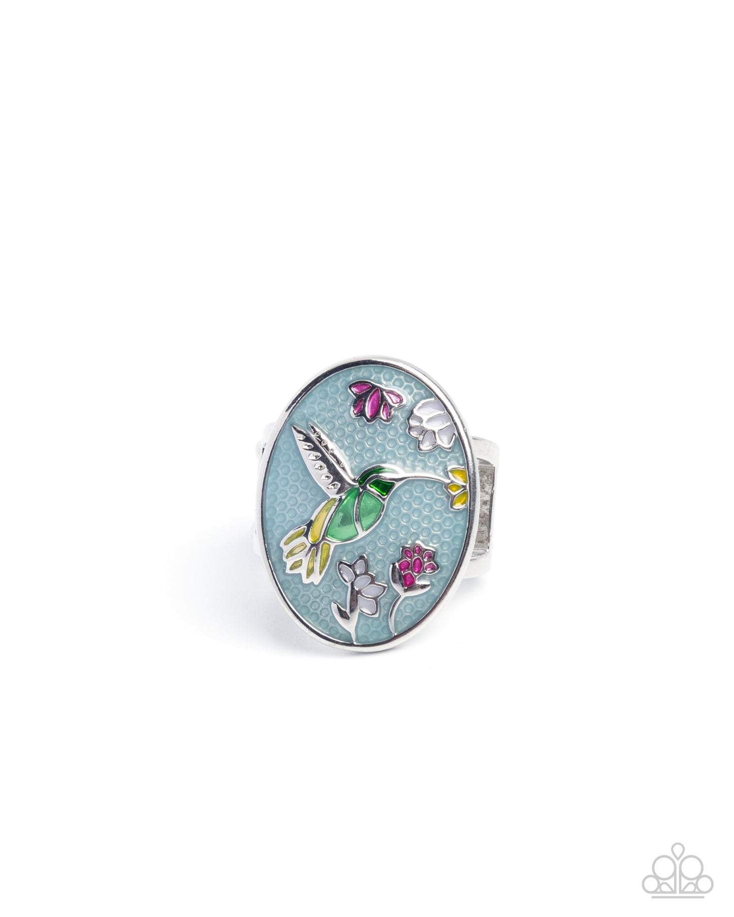 Hummingbird Hope - blue - Paparazzi ring