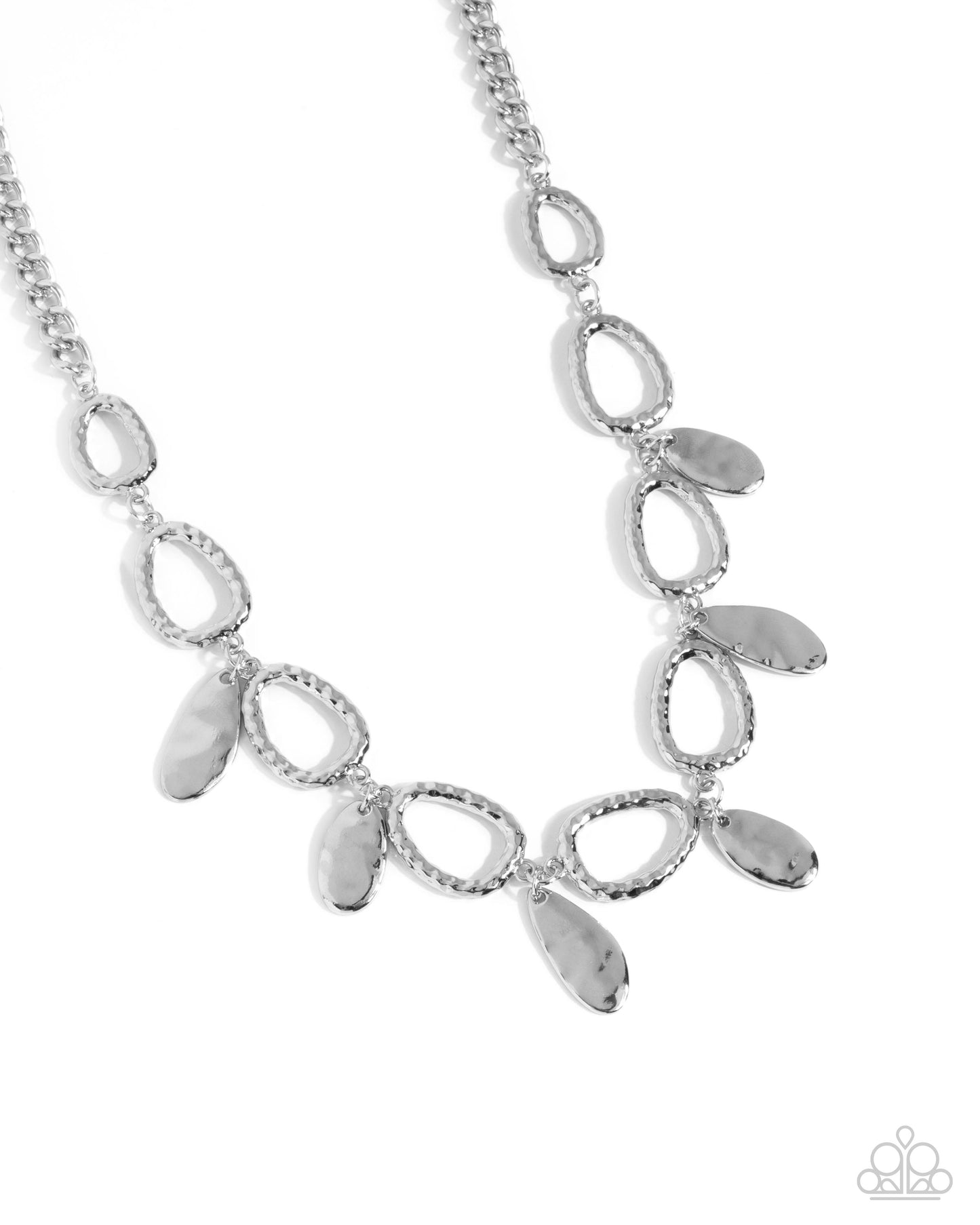 Hurry Up - silver - Paparazzi necklace