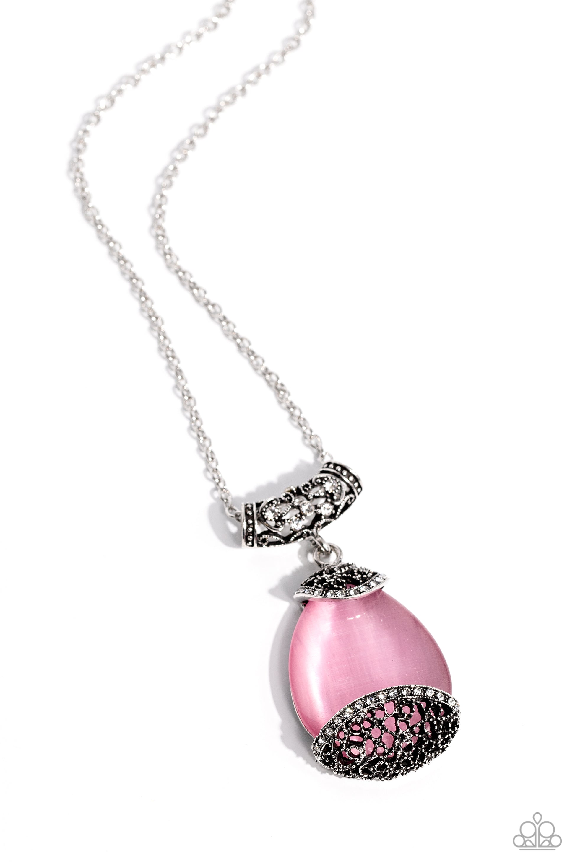 Hypnotic Headliner - pink - Paparazzi necklace