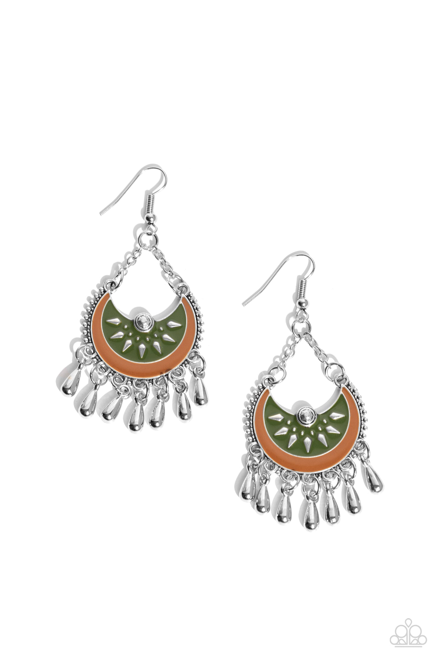 I Just Need CHIME - green - Paparazzi earrings