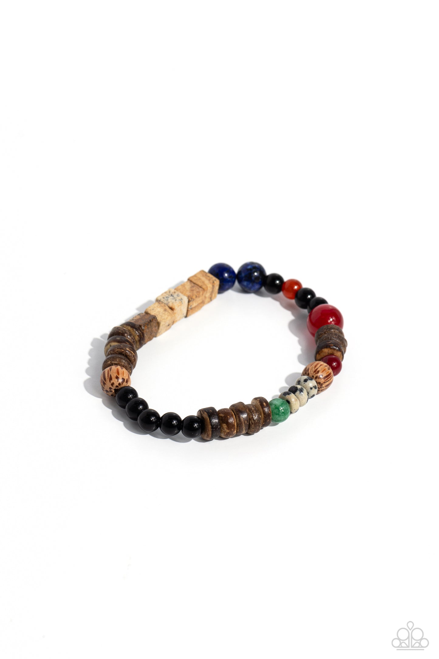 I WOOD Be So Lucky - blue - Paparazzi MENS bracelet