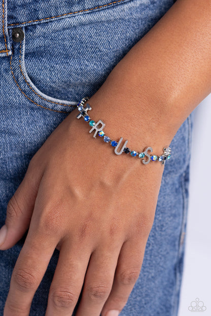 I Will Trust In You - blue - Paparazzi bracelet
