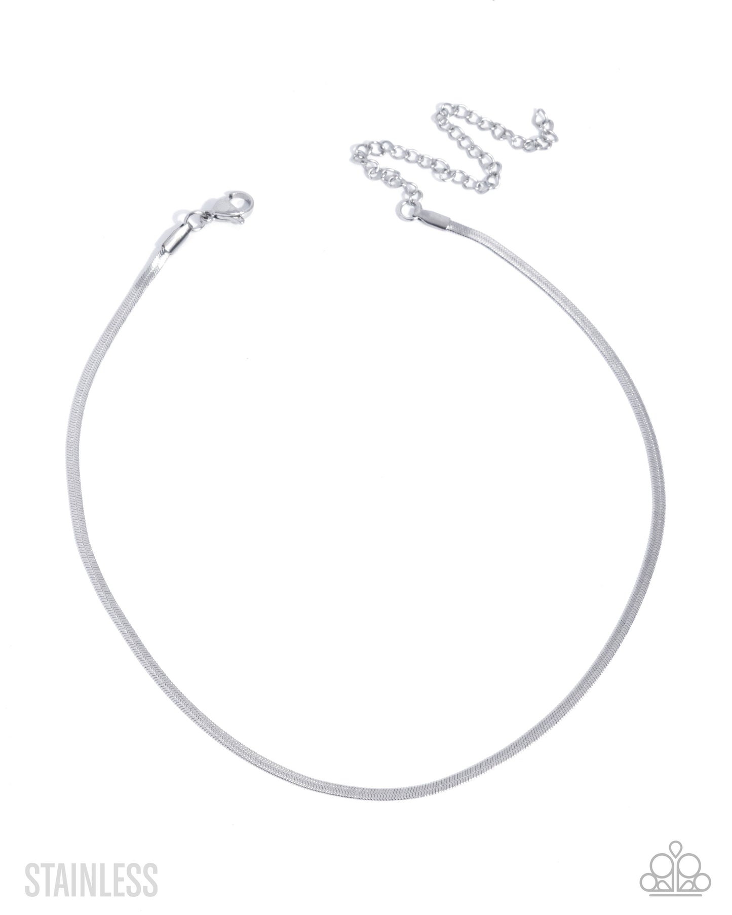Illusive Industry - silver - Paparazzi necklace