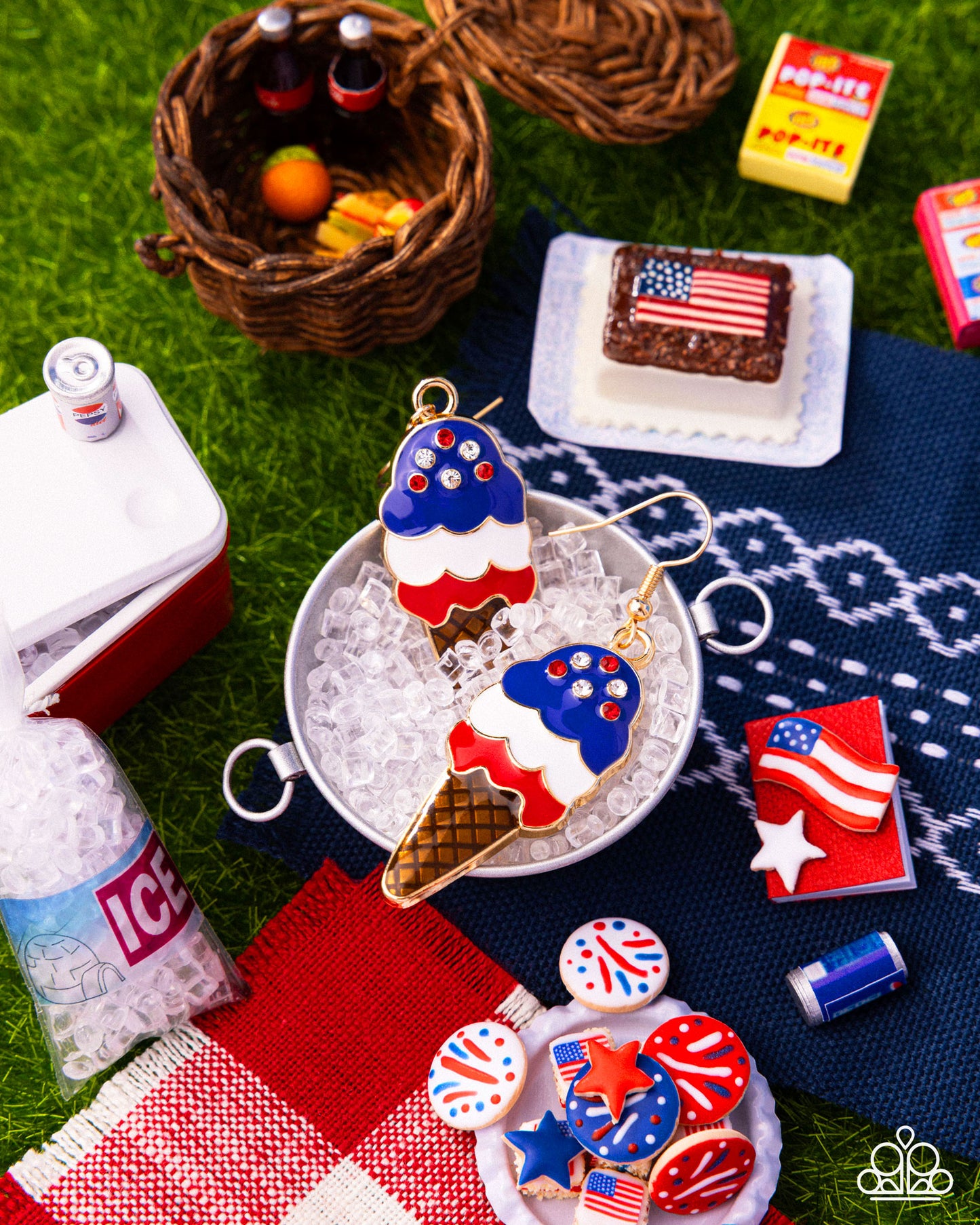 Imaginative Ice Cream - multi - Paparazzi earrings