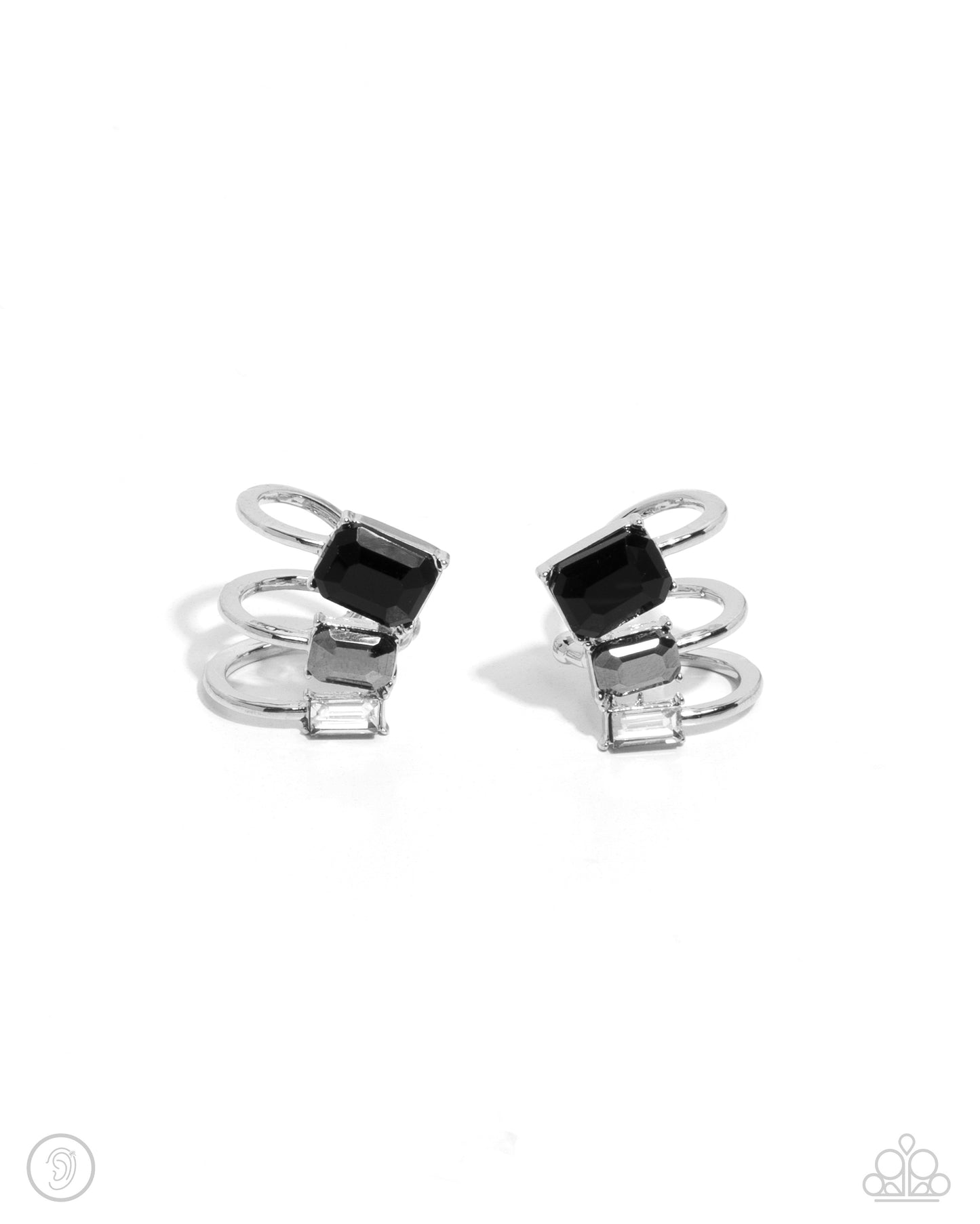Impressive Shimmer - silver - Paparazzi ear cuff