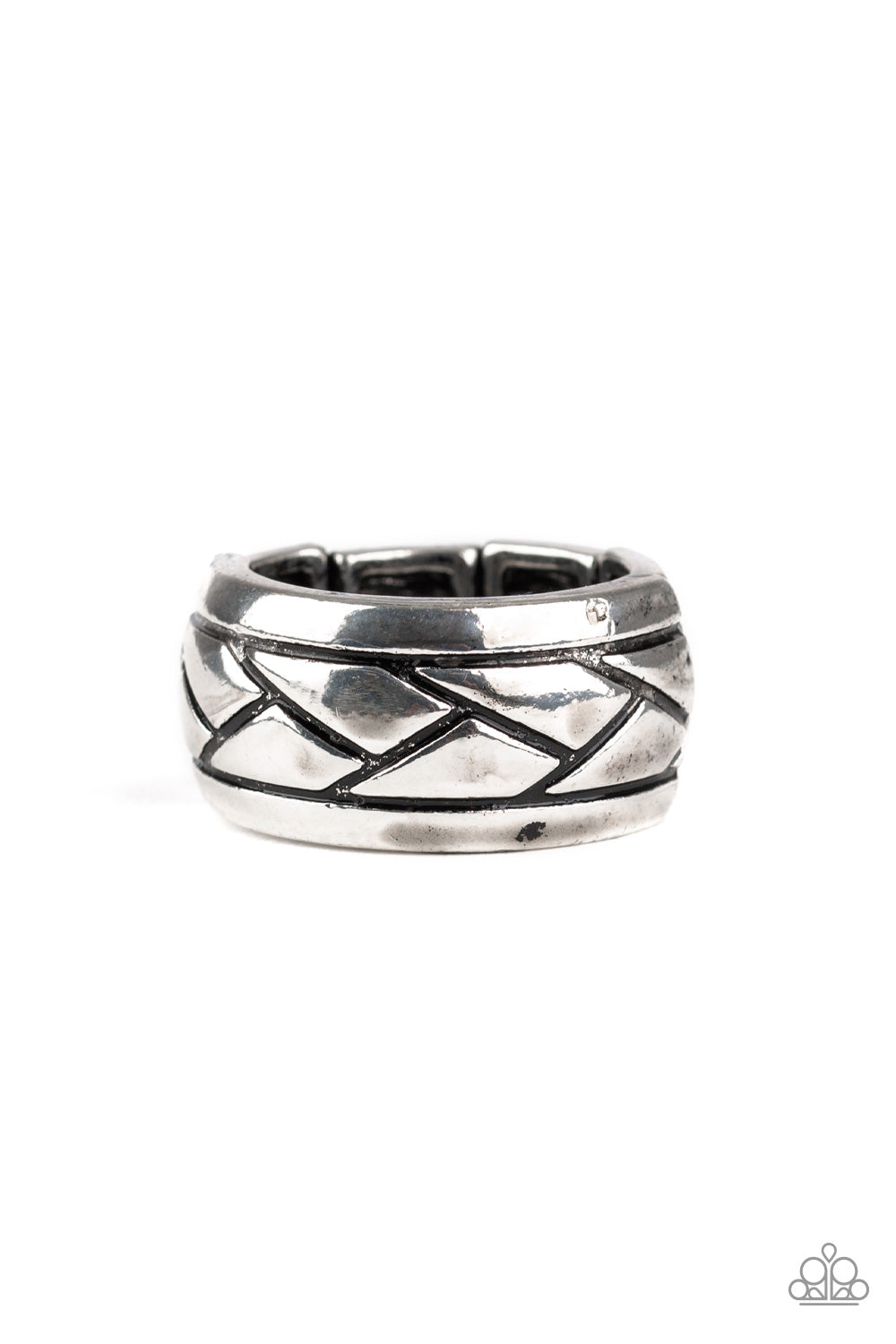 Incline - silver - Paparazzi MENS ring
