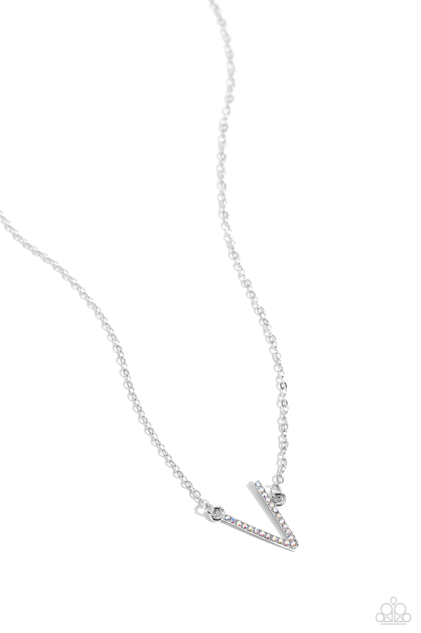 INITIALLY Yours - V - multi - Paparazzi necklace