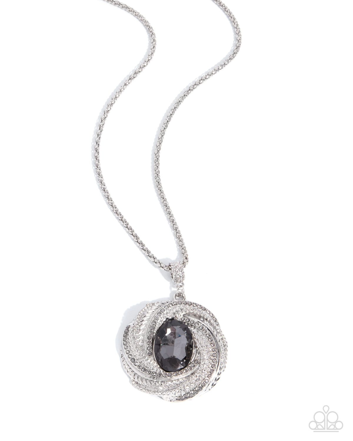 Intense Illusion - silver - Paparazzi necklace