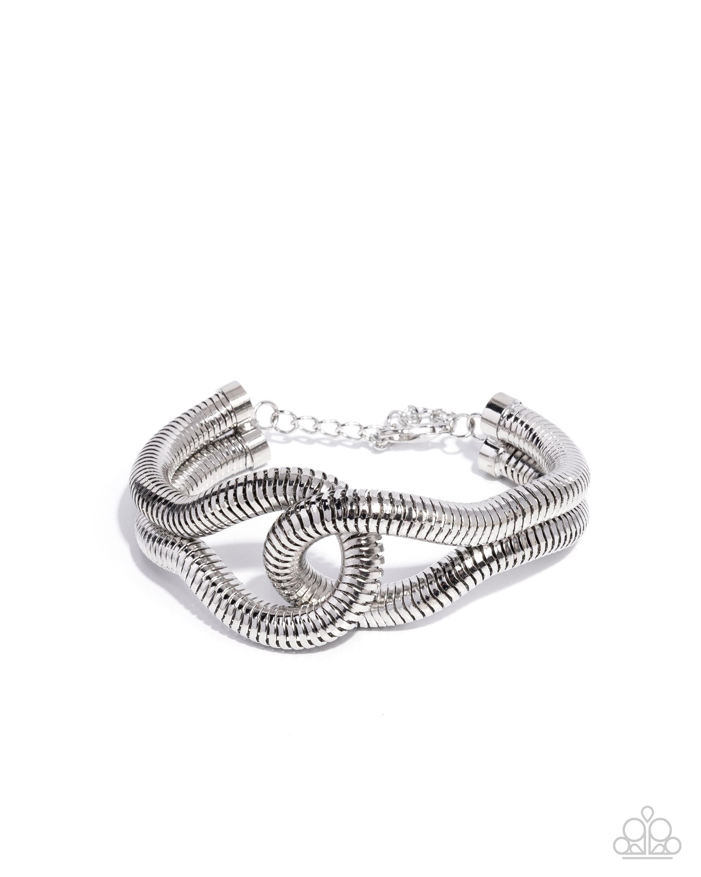Interlocked Ignition - silver - Paparazzi bracelet