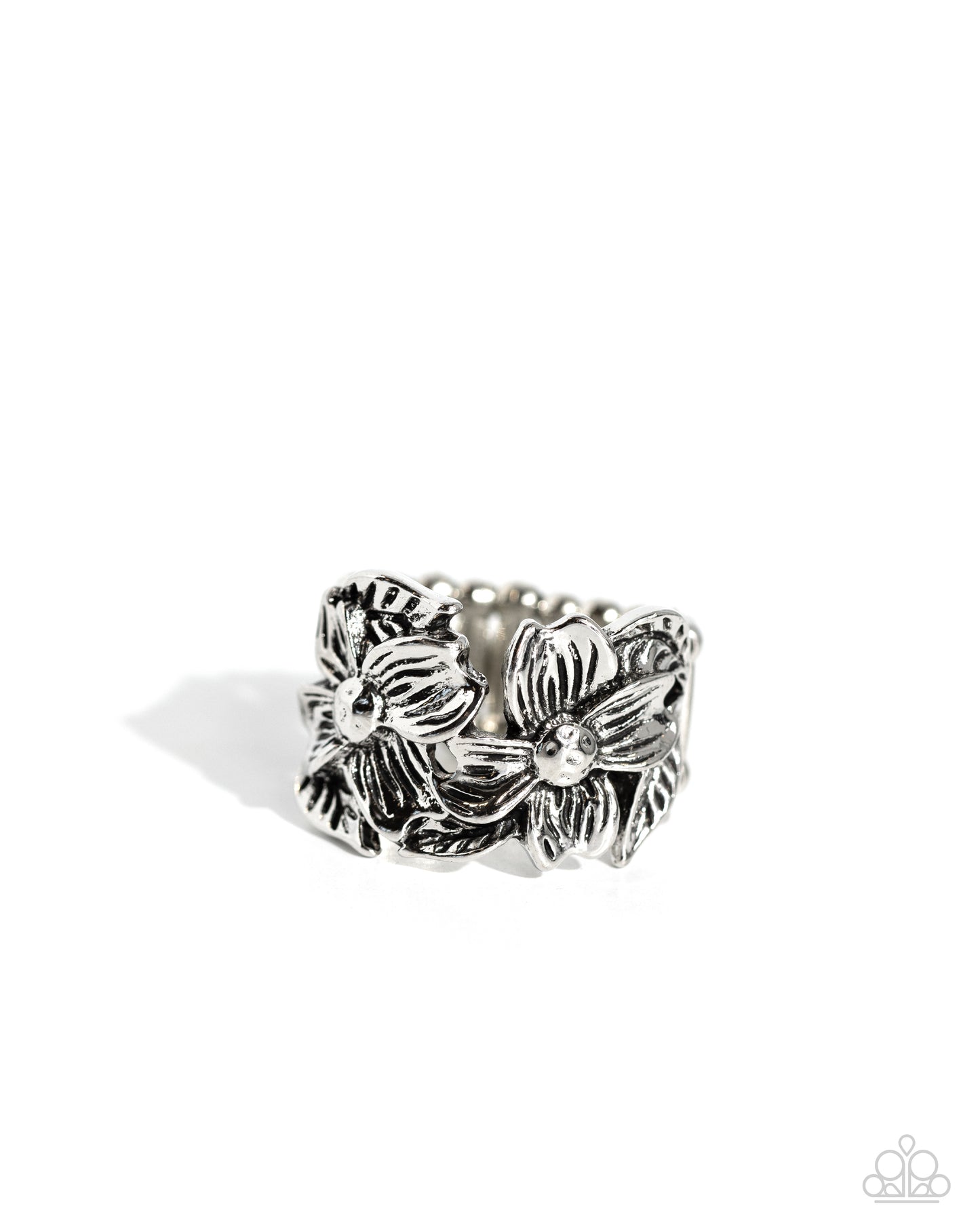Island Eden - silver - Paparazzi ring