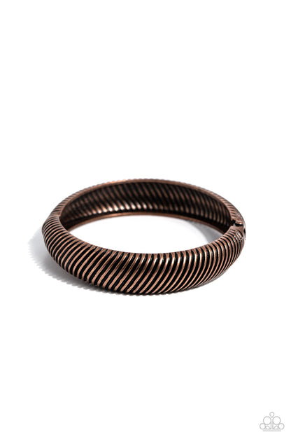 Jailhouse Jive - copper - Paparazzi bracelet