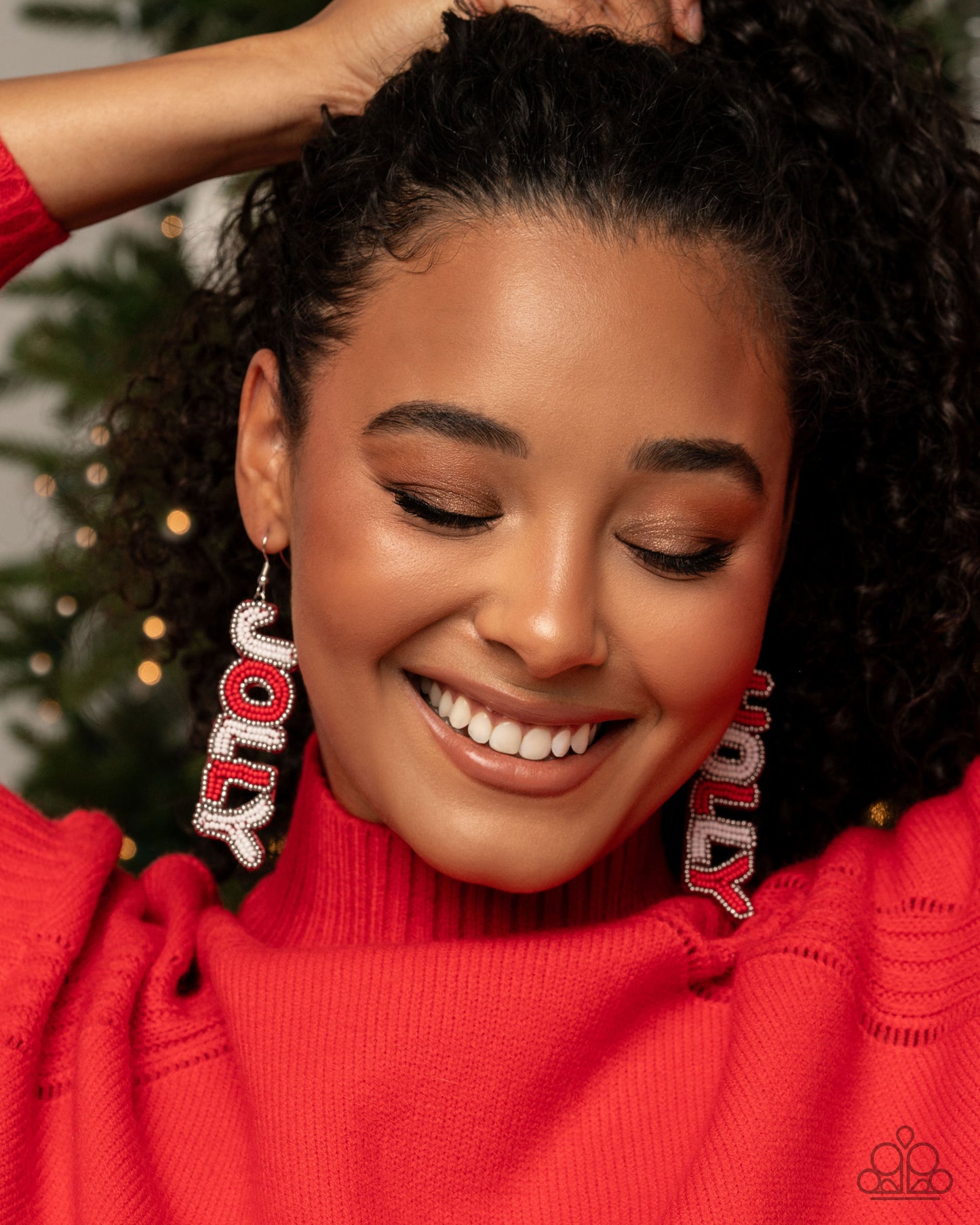 Jolly Holiday - multi (red) - Paparazzi earrings