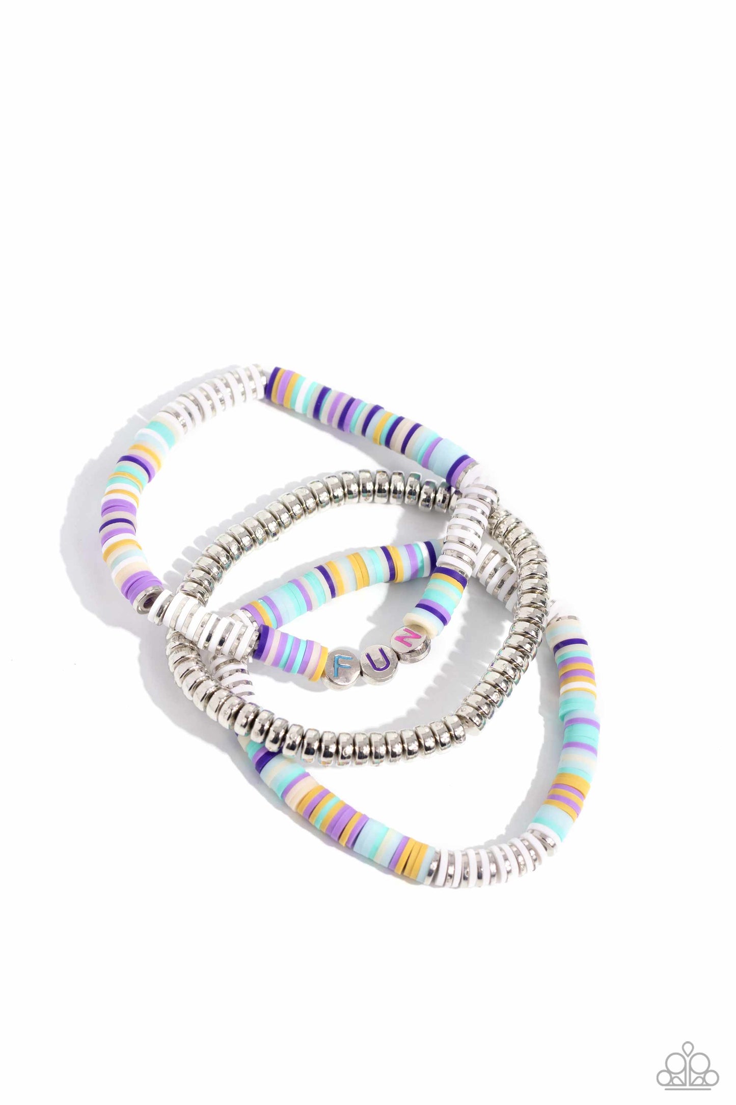 Just for Fun - white - Paparazzi bracelet
