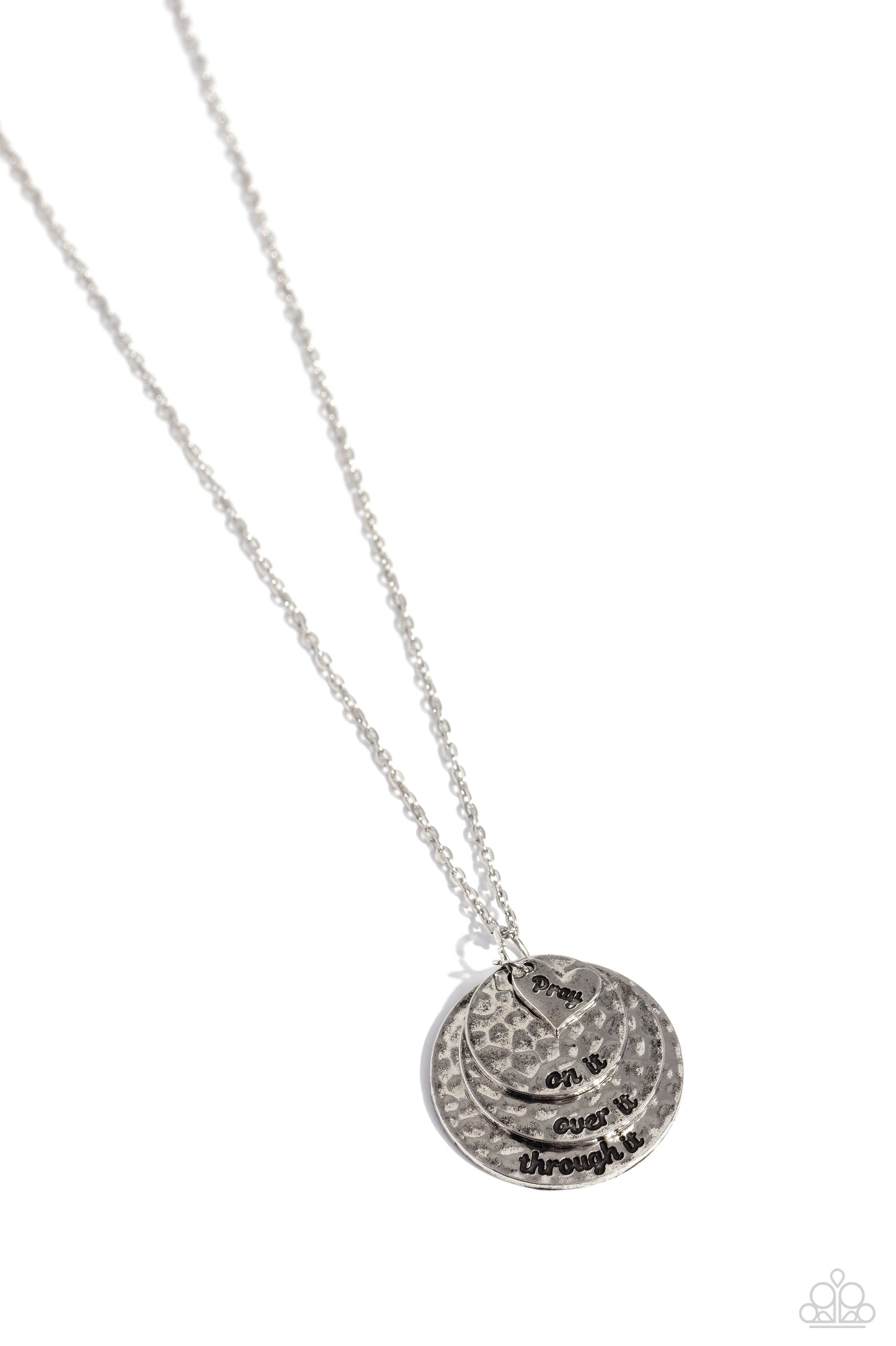 Keep Moving Forward - silver - Paparazzi necklace