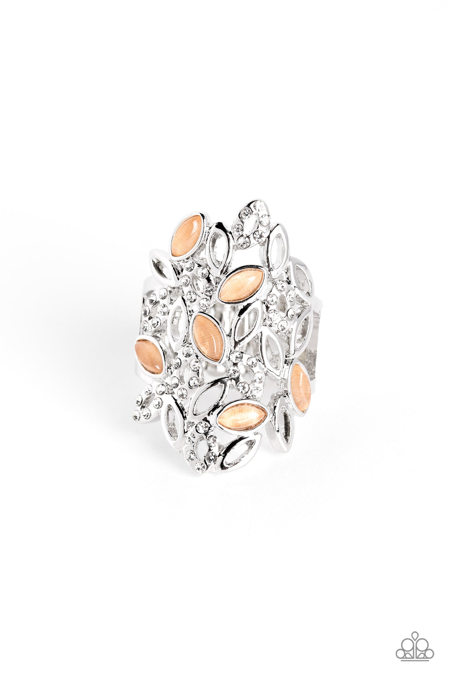 LEAF Home - orange - Paparazzi ring