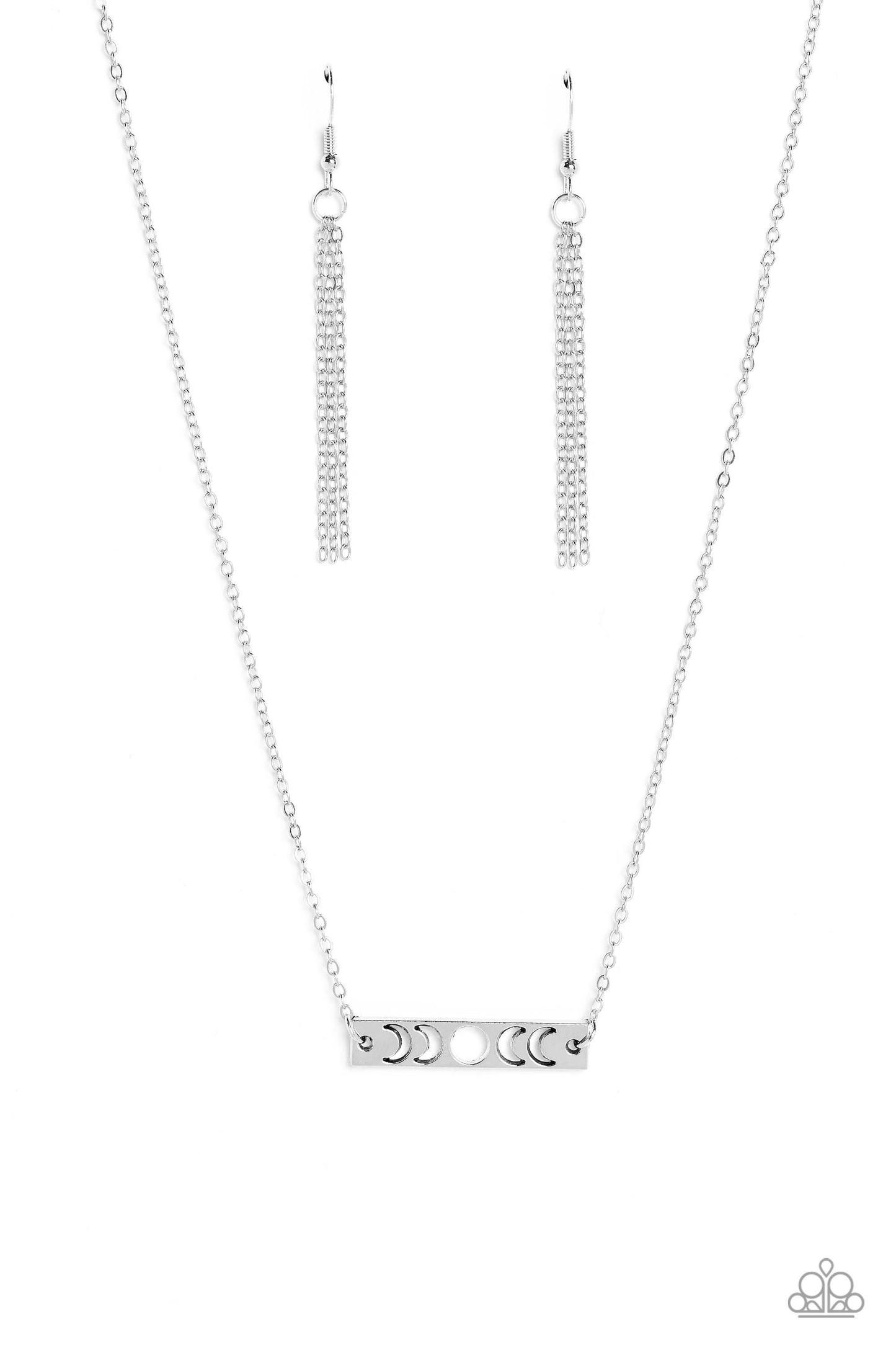 LUNAR or Later - silver - Paparazzi necklace