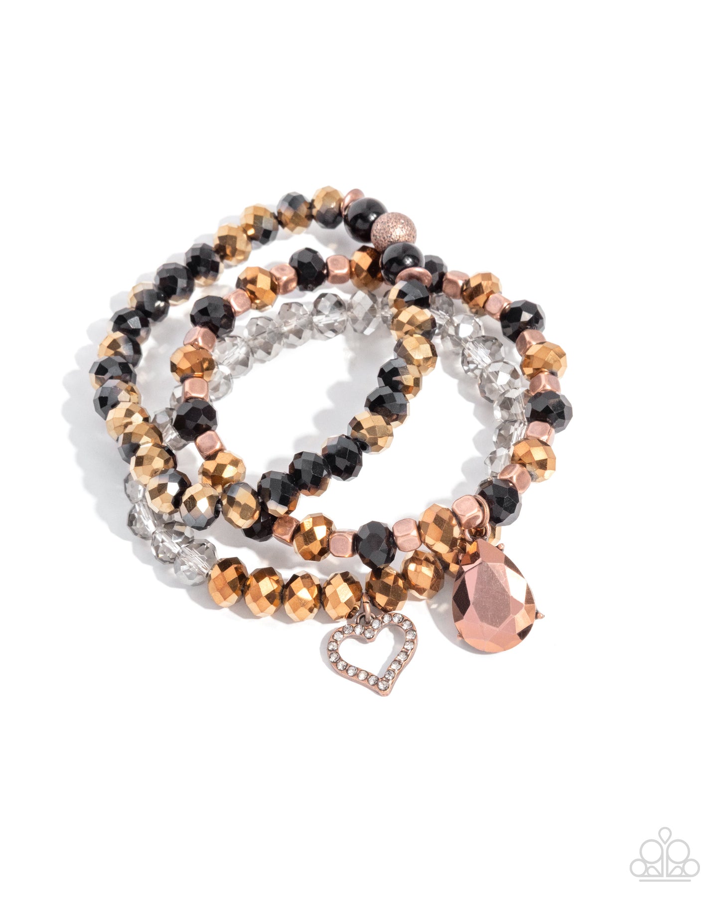 Lasting Layers - copper - Paparazzi bracelet