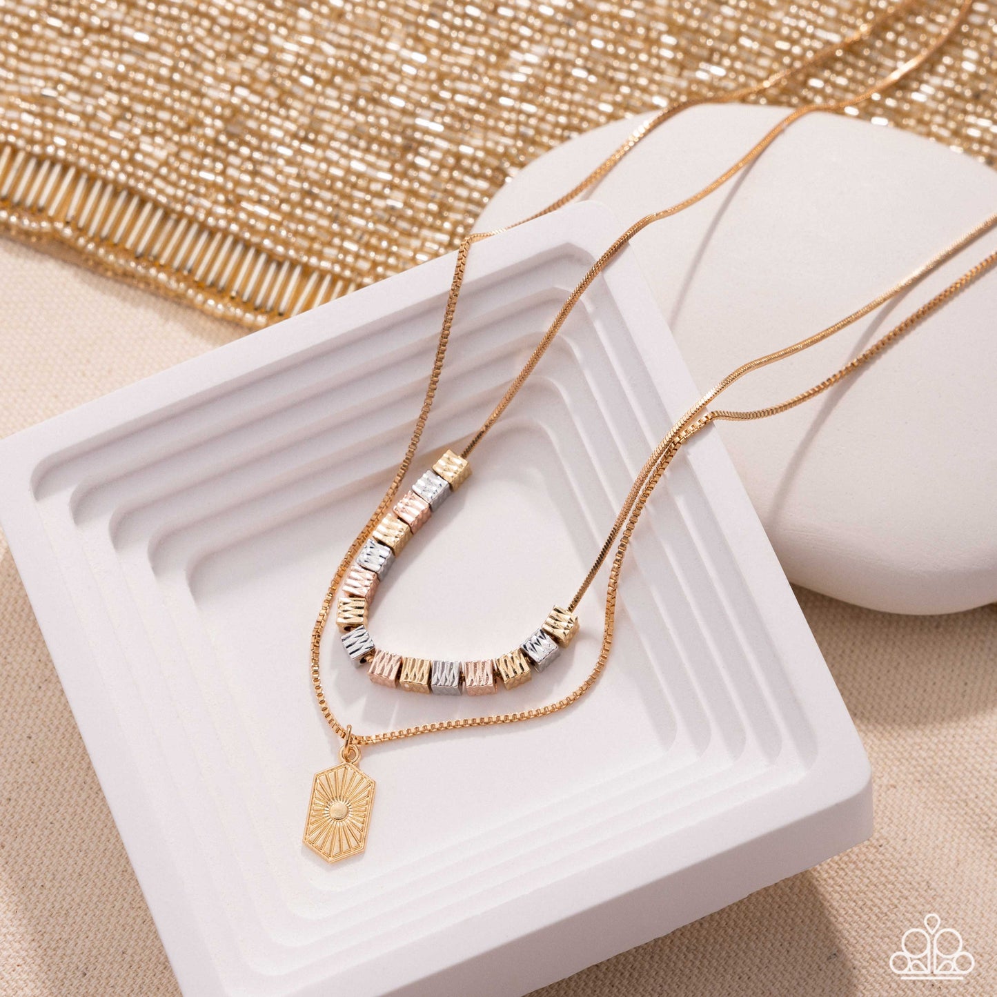 Layered Legato - multi - Paparazzi necklace