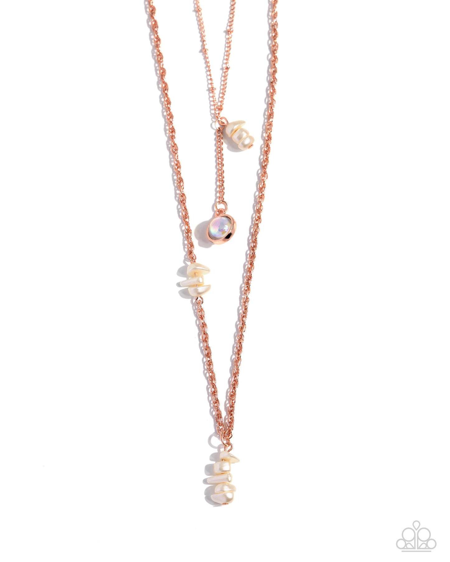 Leisurely Layered - copper - Paparazzi necklace