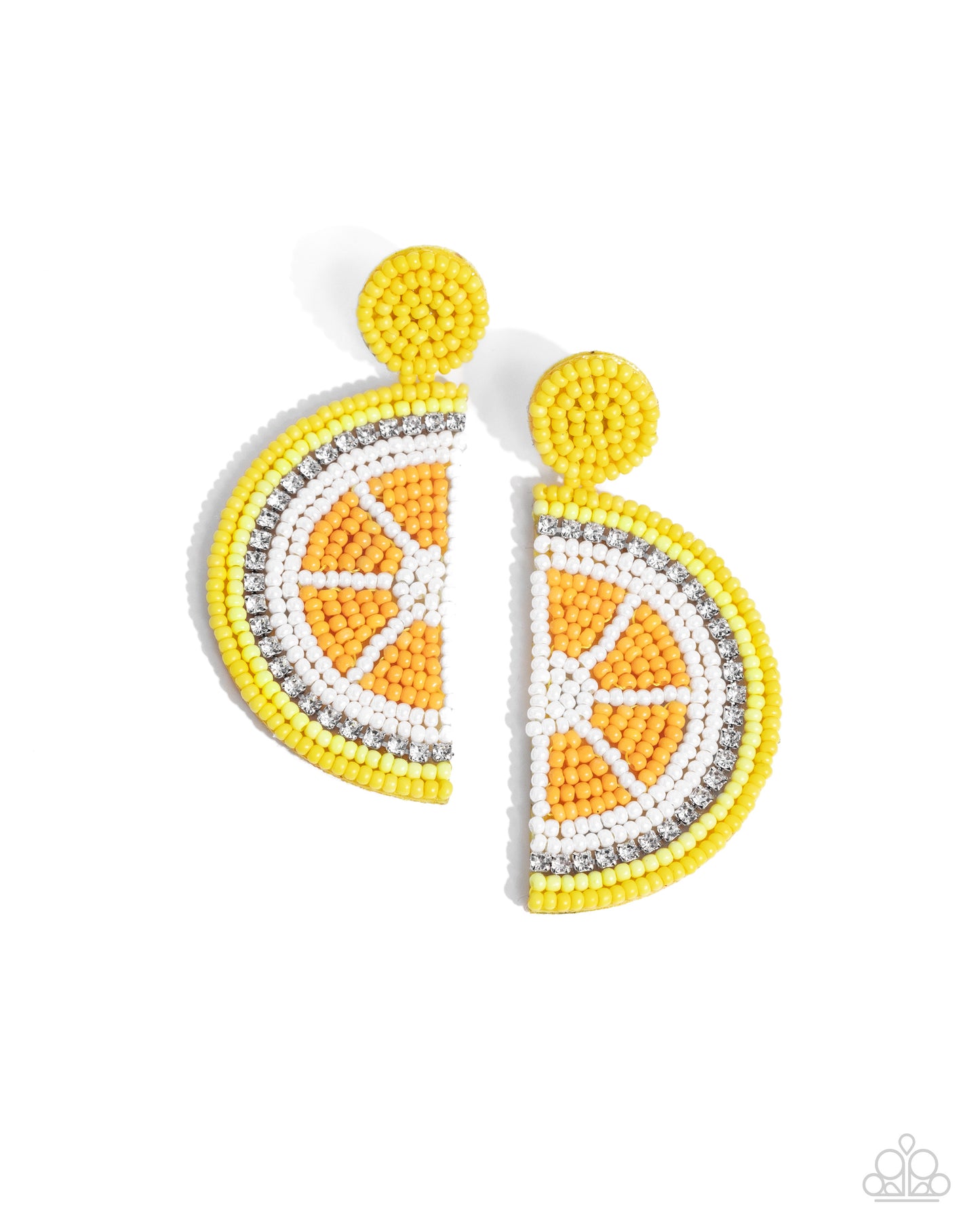 Lemon Leader - yellow - Paparazzi earrings