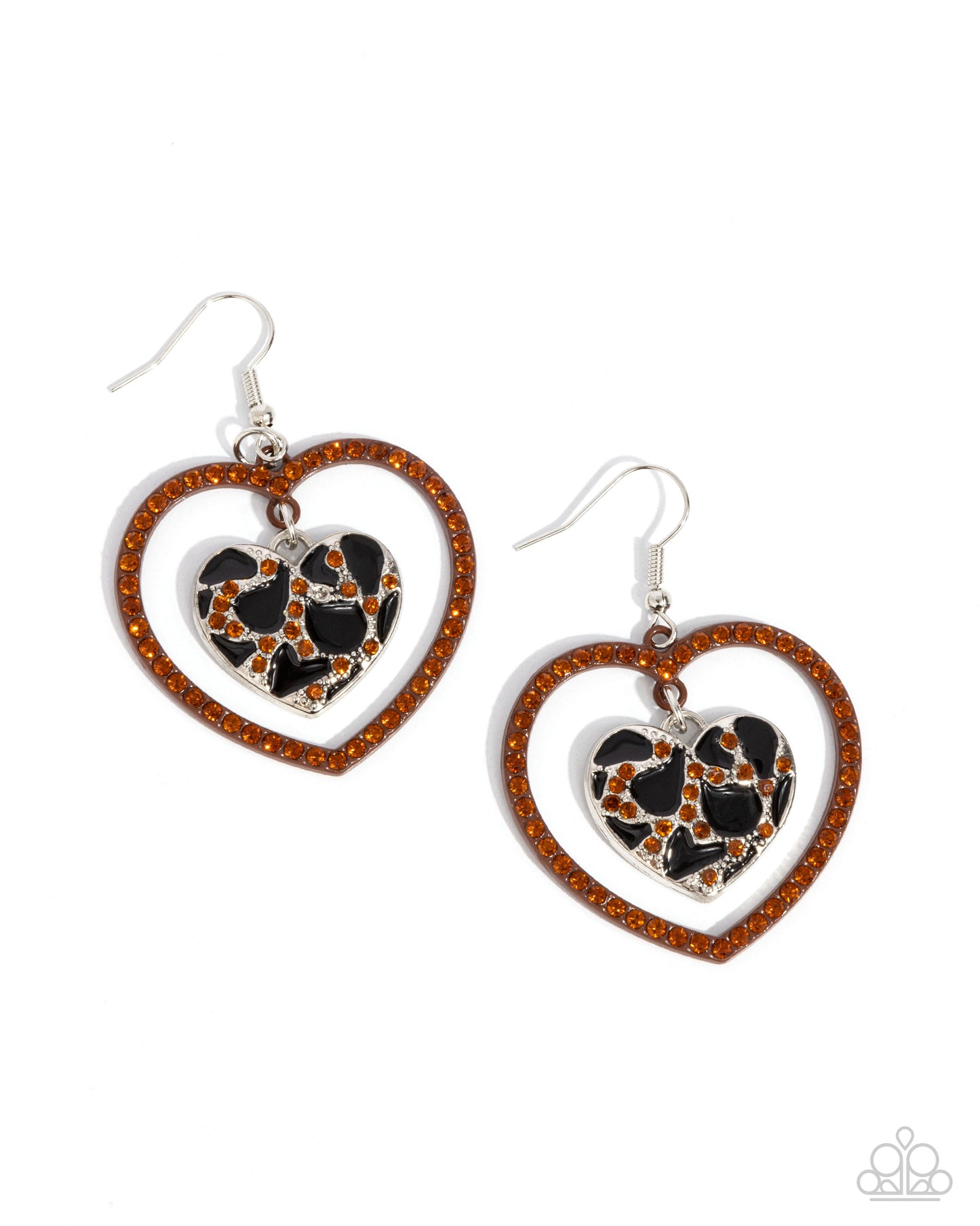 Leopard Love - brown - Paparazzi earrings