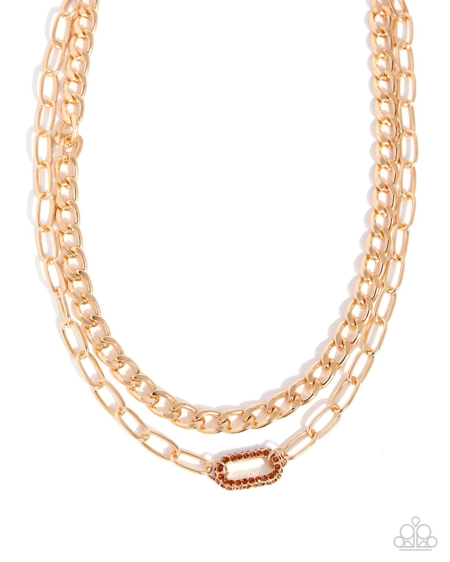 Lethal Luminescence - brown - Paparazzi necklace