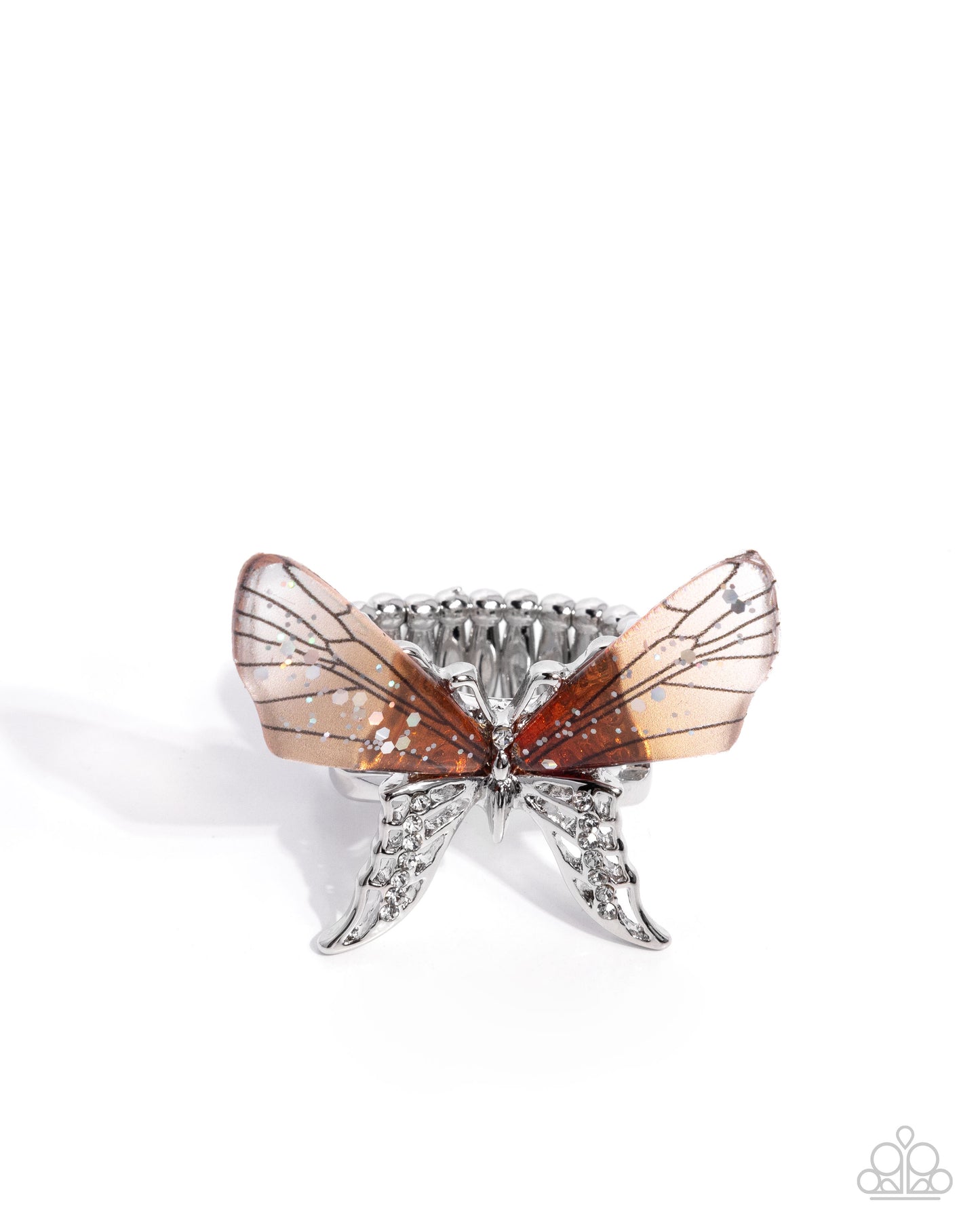 Light Landing - orange - Paparazzi ring