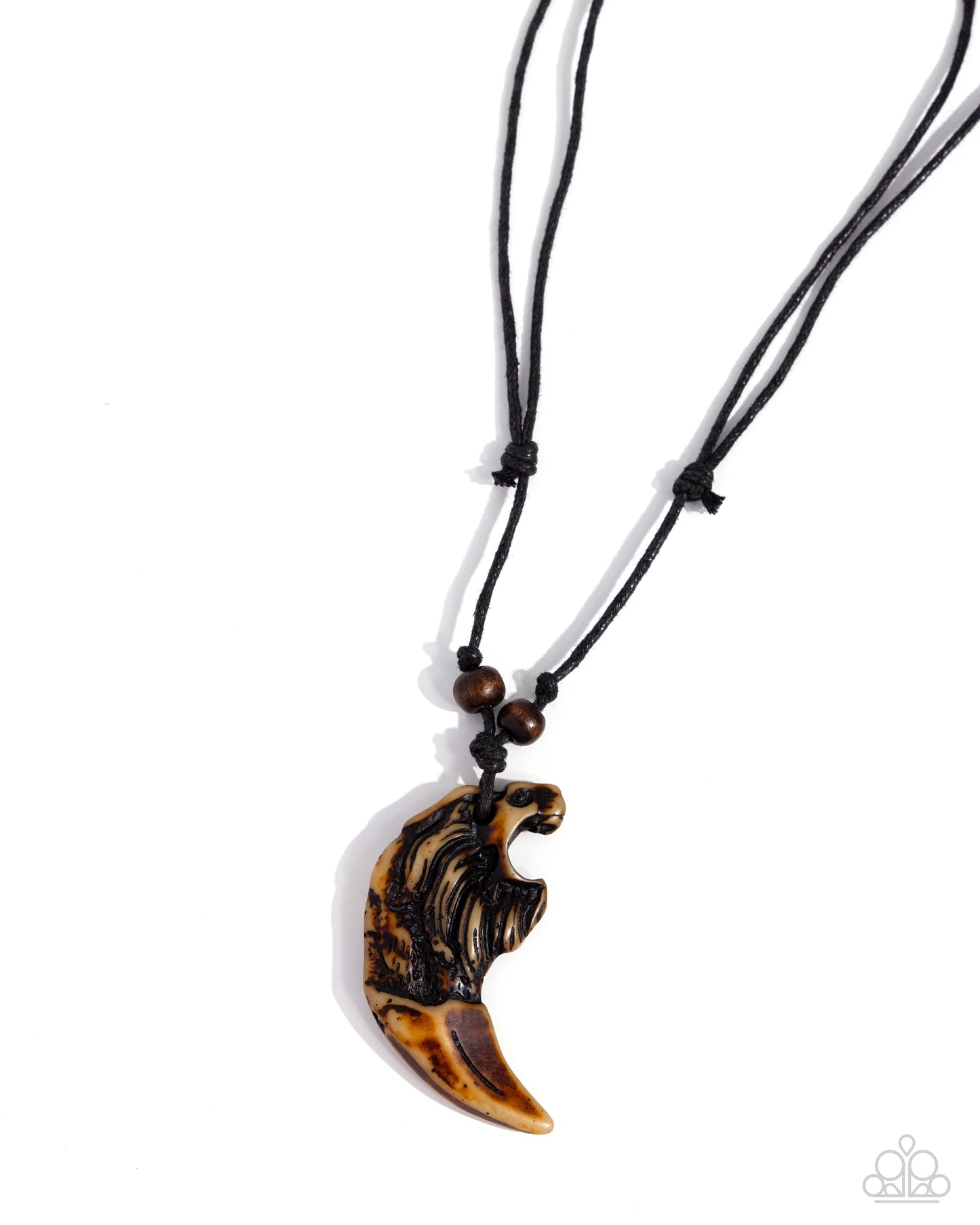 Lion Legend - black - Paparazzi MENS necklace