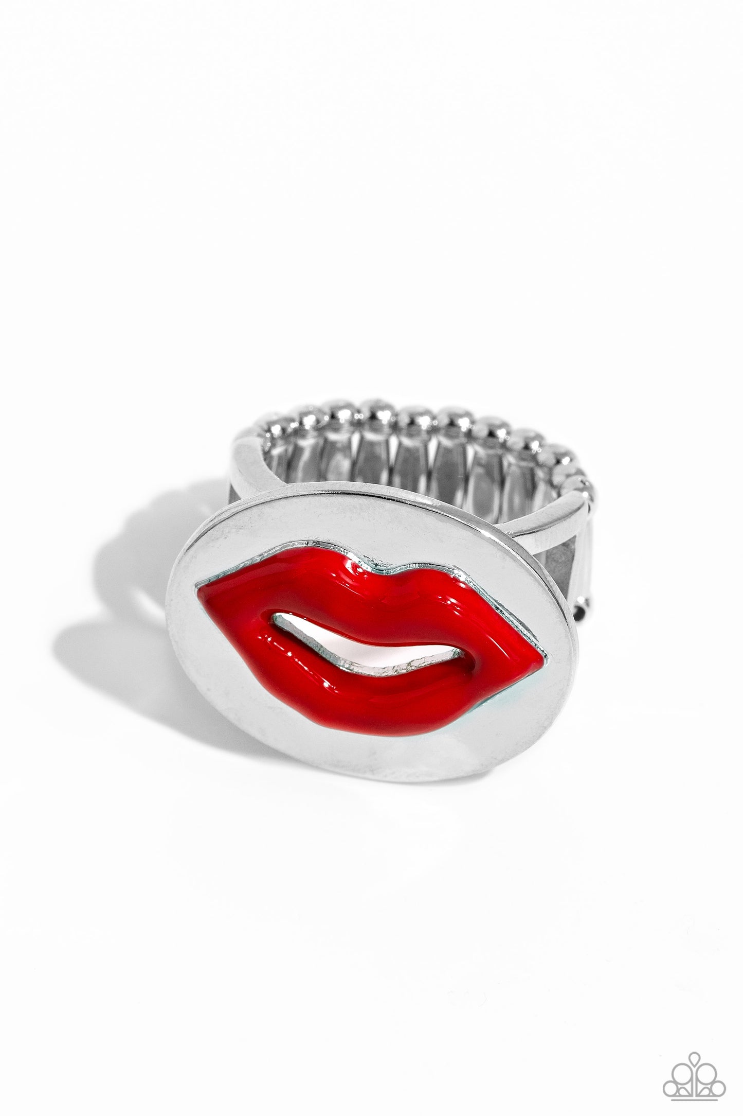 Lip Labor - red - Paparazzi ring