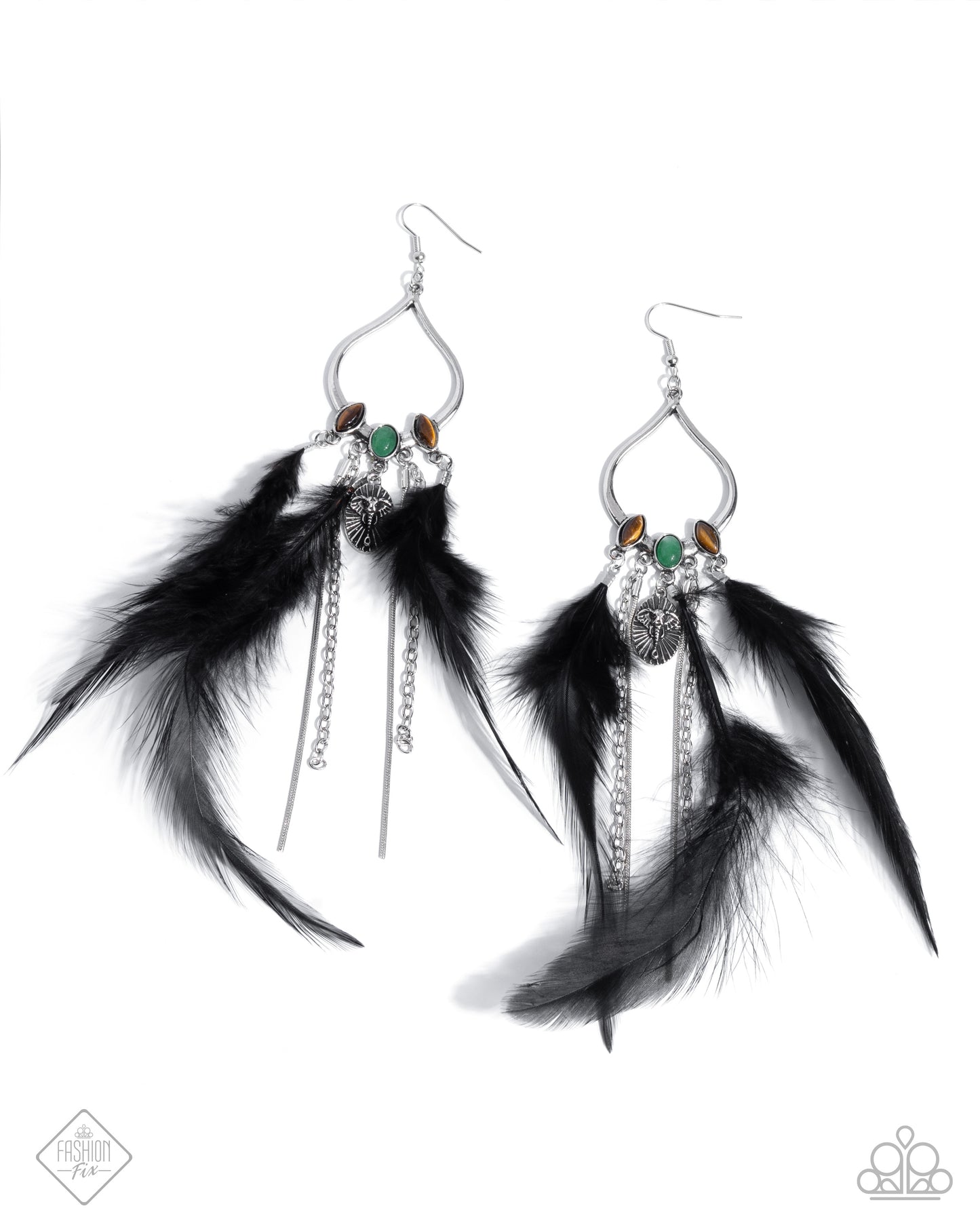 Living on the Wild Side - multi - Paparazzi earrings
