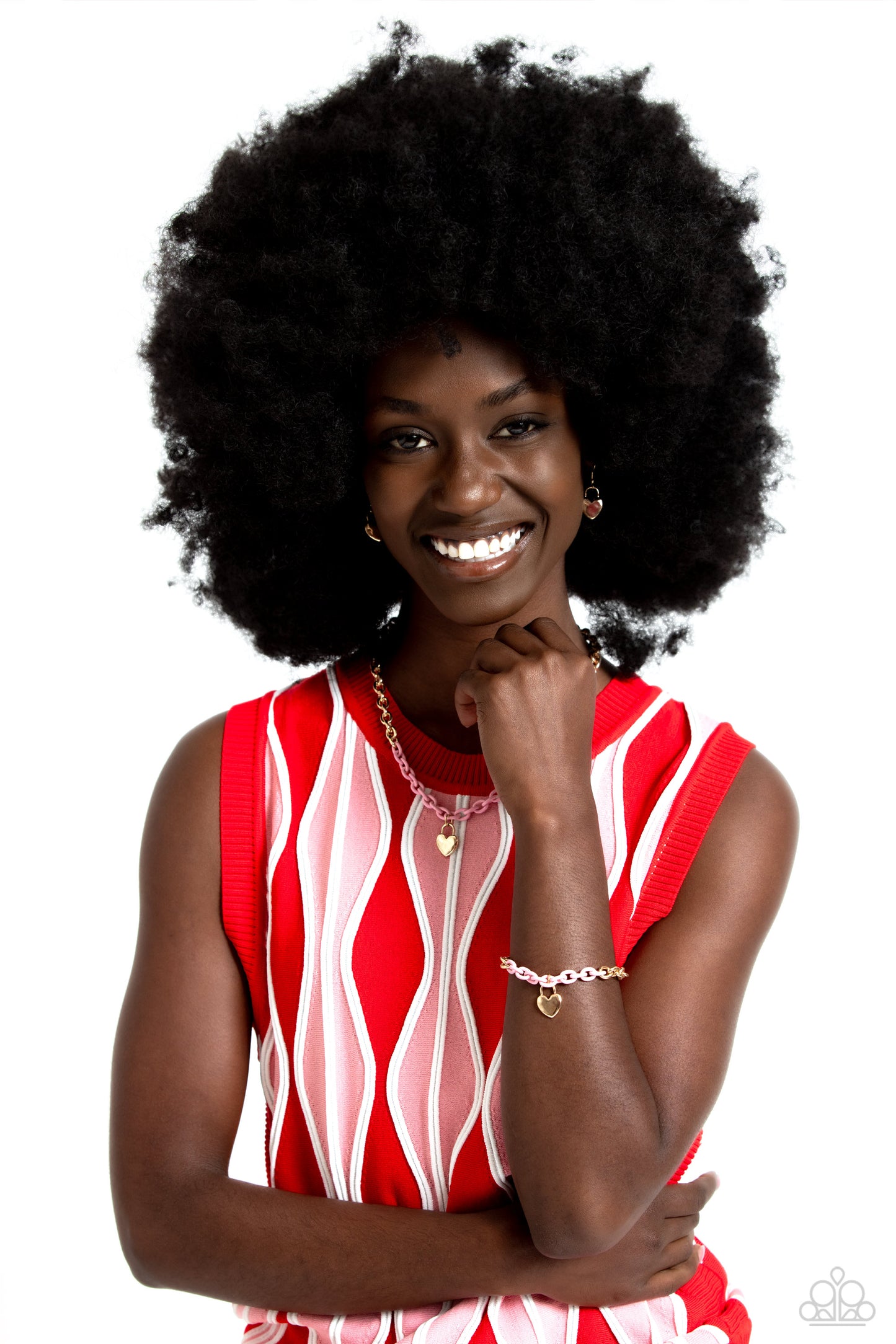 Locked Down - pink - Paparazzi necklace