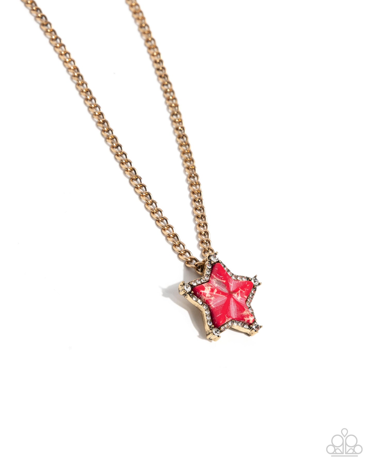 Lone Star Story - red - Paparazzi necklace