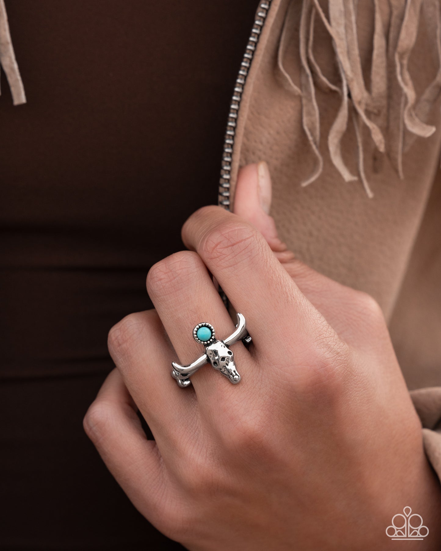 Longhorn Legend - blue - Paparazzi ring