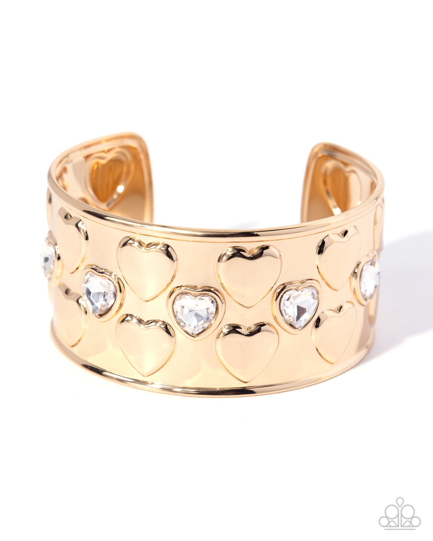 Loveable Labor - gold - Paparazzi bracelet