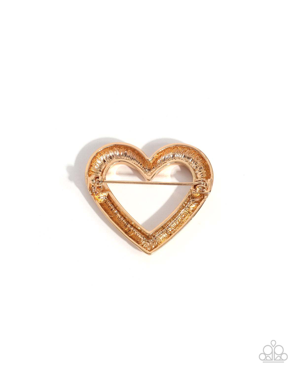 Loveable Luxury - gold - Paparazzi brooch