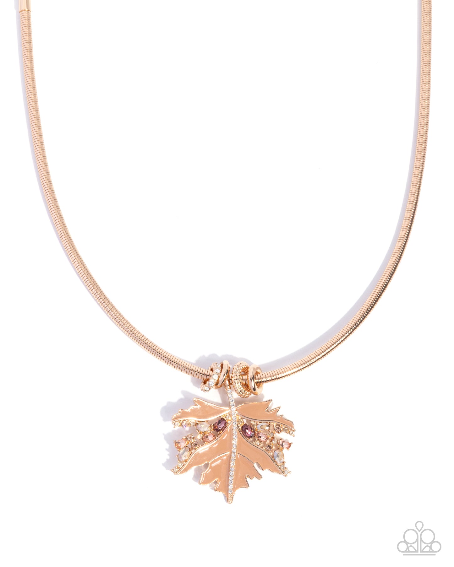 Lovely Leaf - brown - Paparazzi necklace