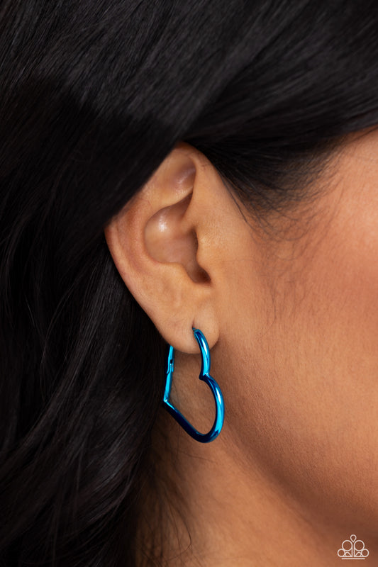 Loving Legend - blue - Paparazzi earrings