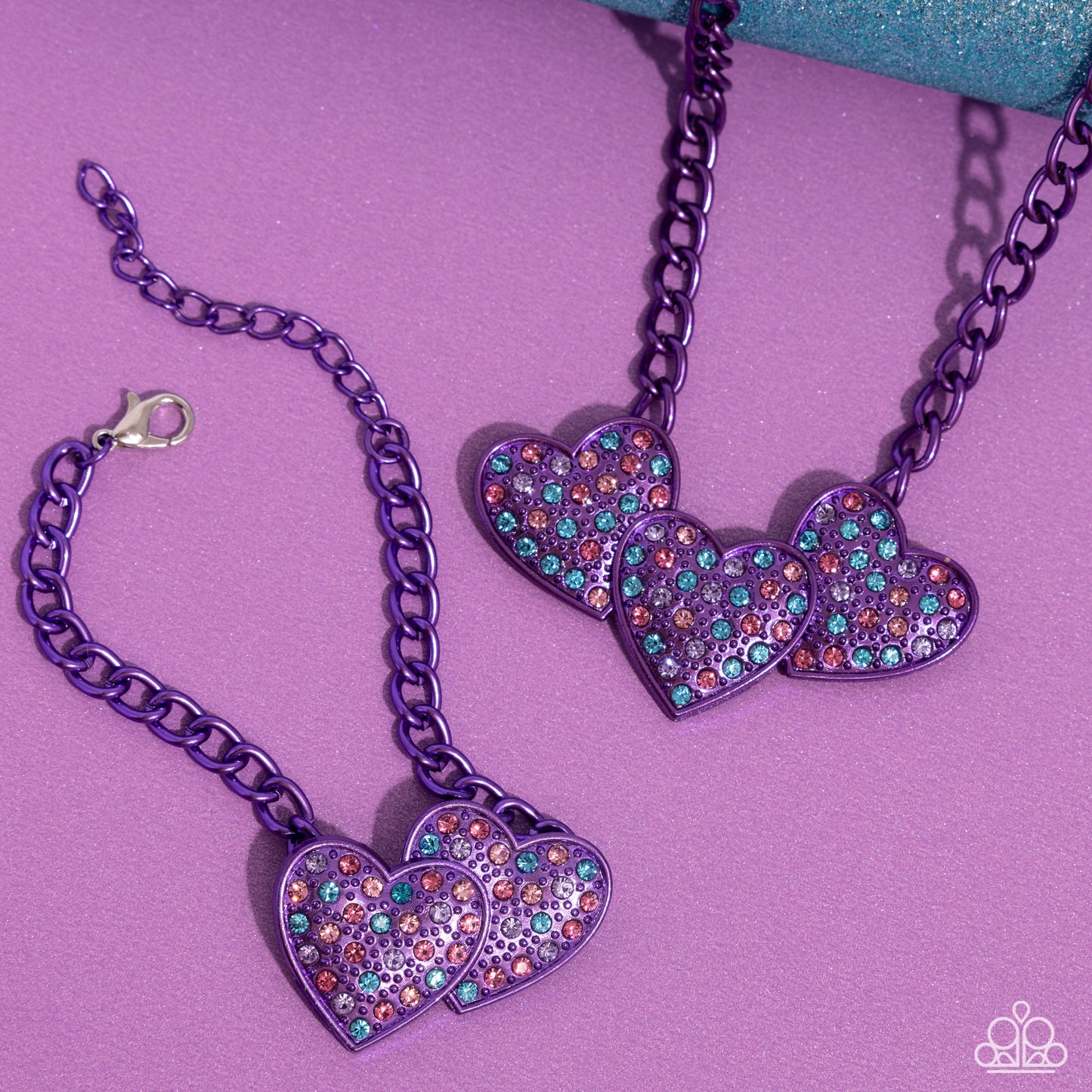 Low-Key Lovestruck - purple - Paparazzi necklace