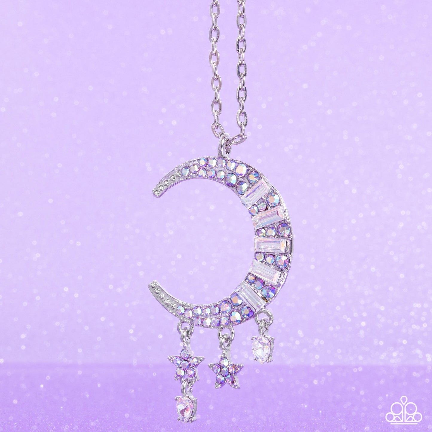 Lunar Landmark - purple - Paparazzi necklace