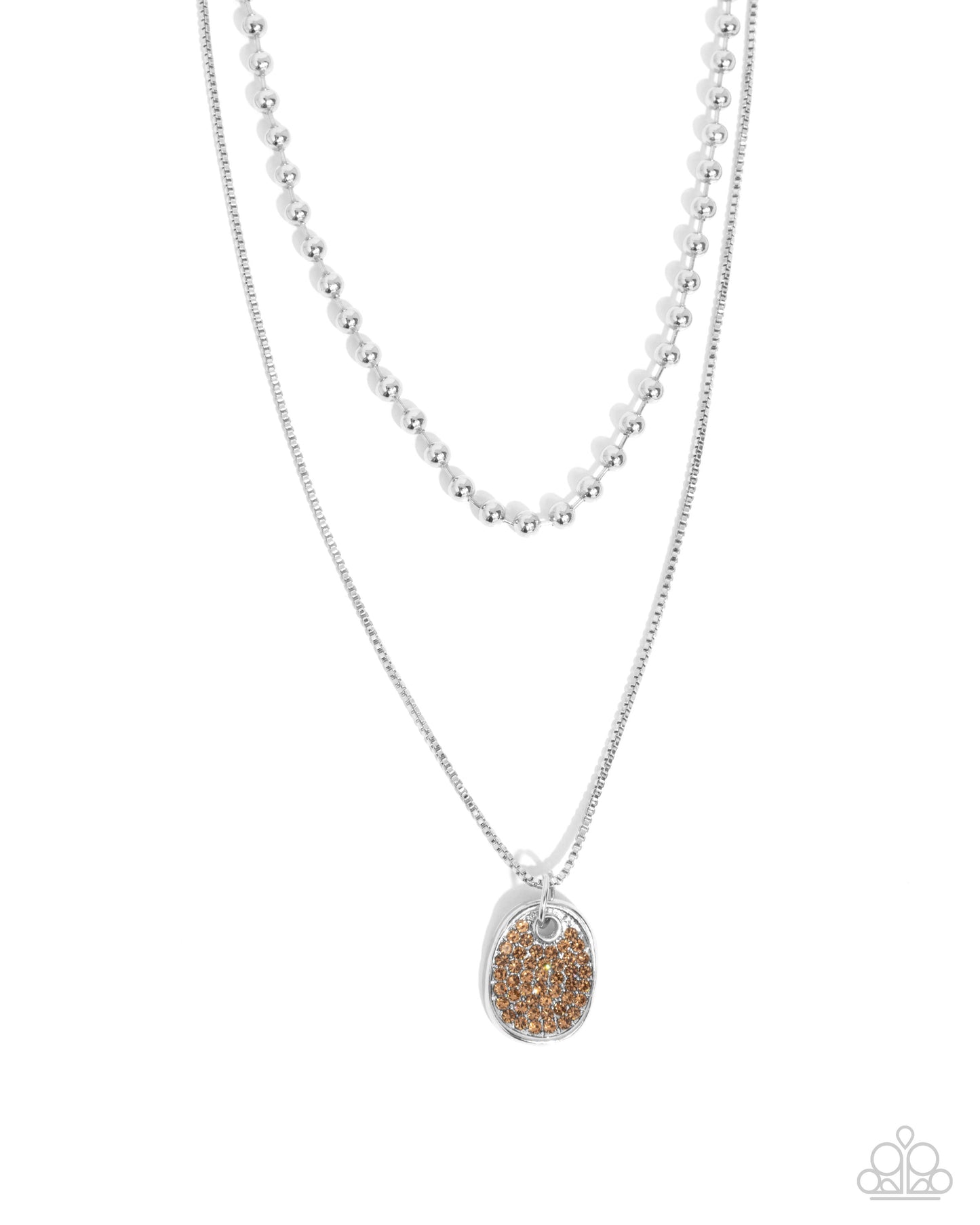 Lyrical Luminescence - brown - Paparazzi necklace