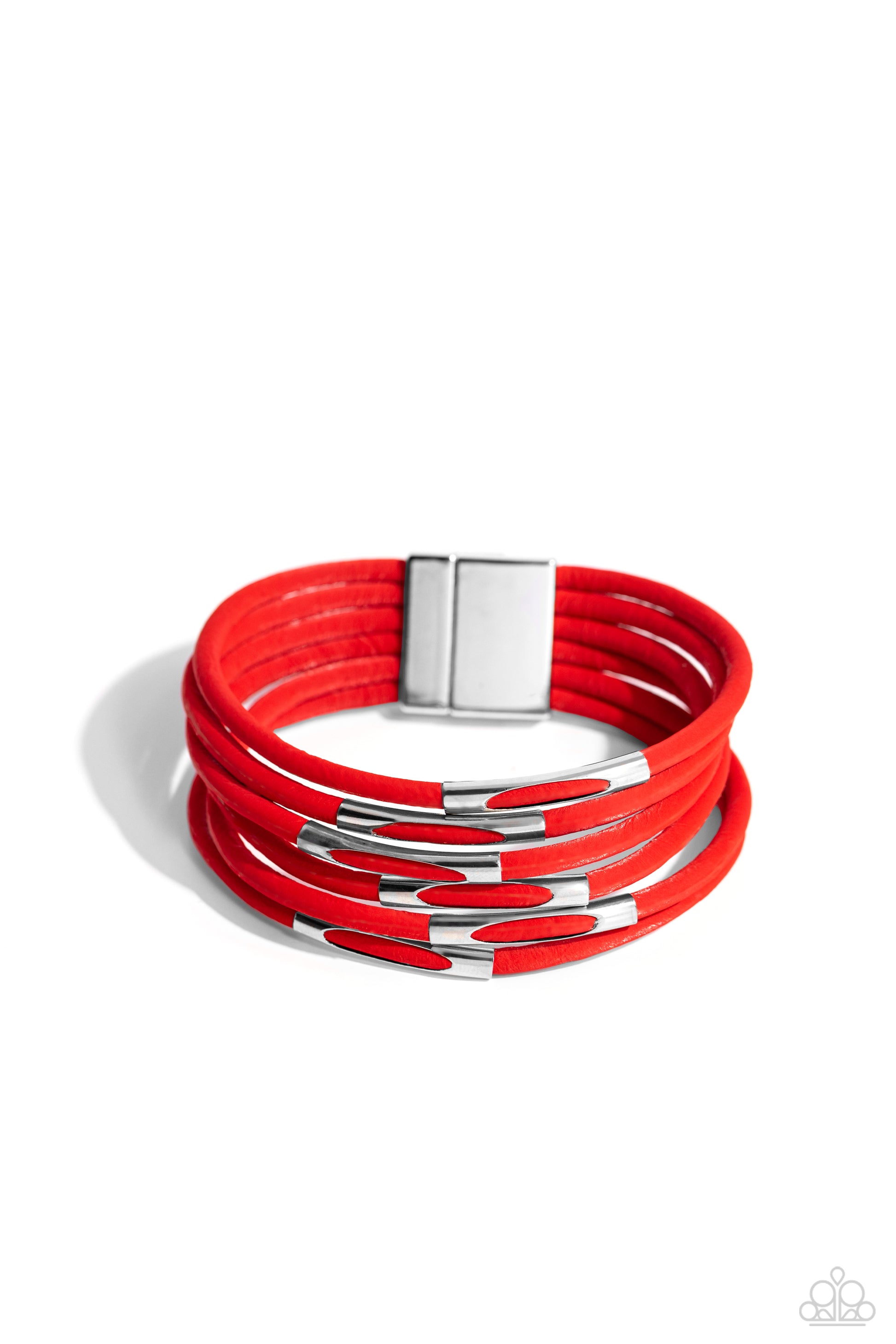 Magnetic Personality - red - Paparazzi bracelet