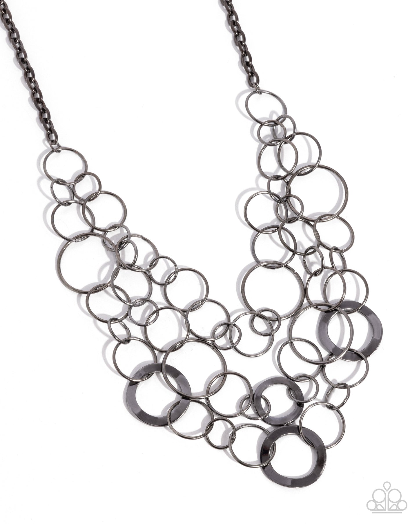 Main Street Mechanics - black - Paparazzi necklace