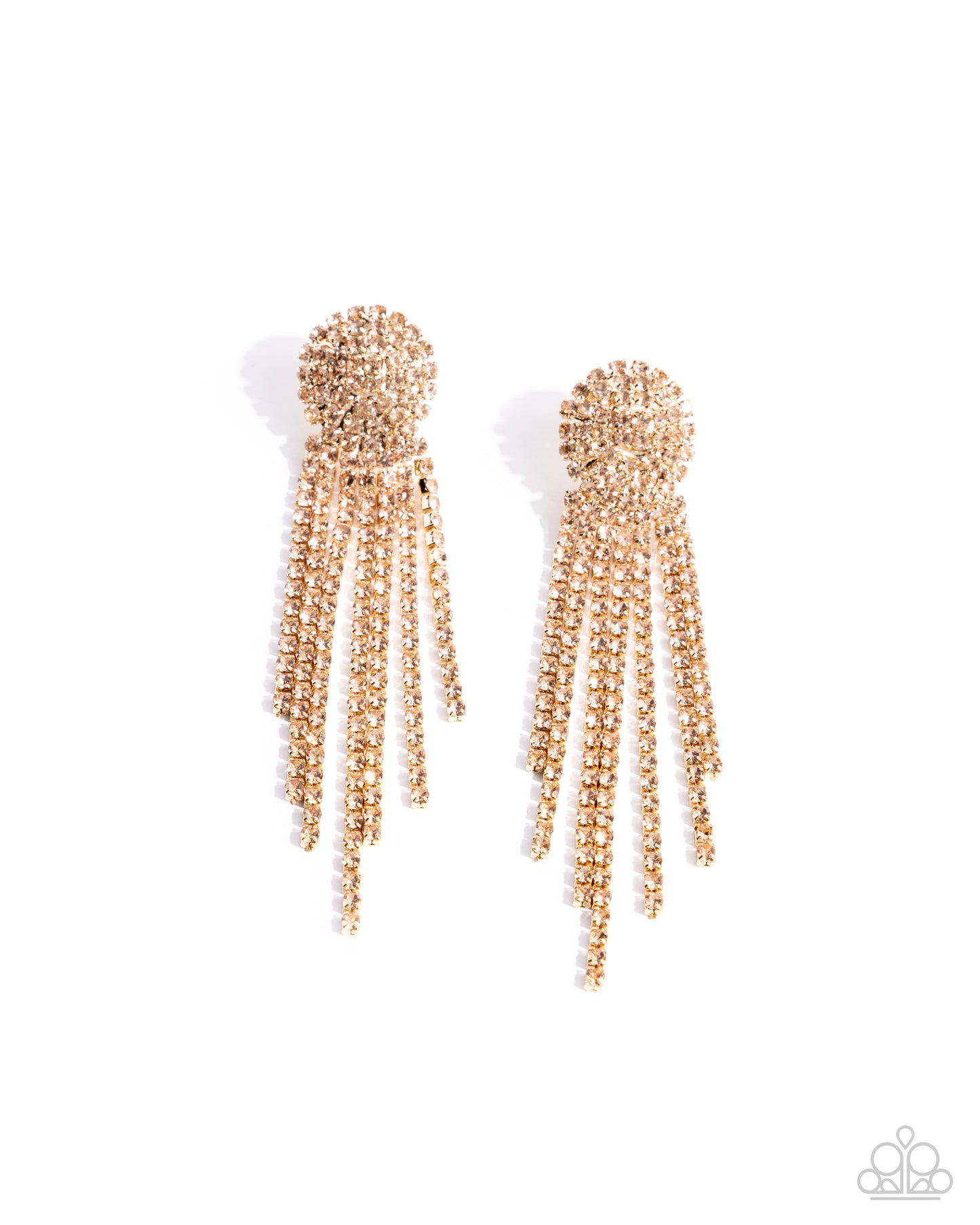Majestic Moment - gold - Paparazzi earrings